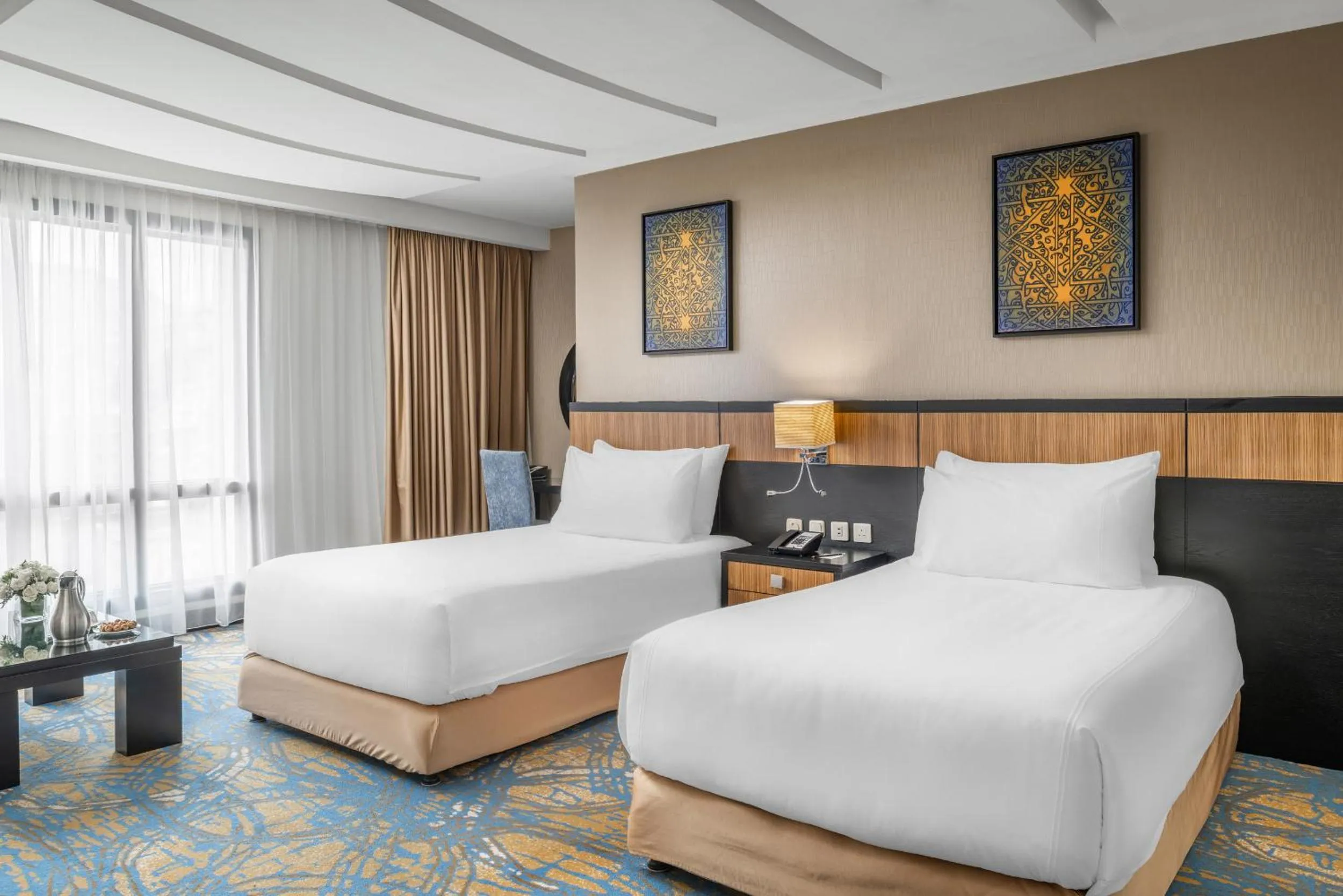 Bed in Al Ghufran Safwah Hotel Makkah