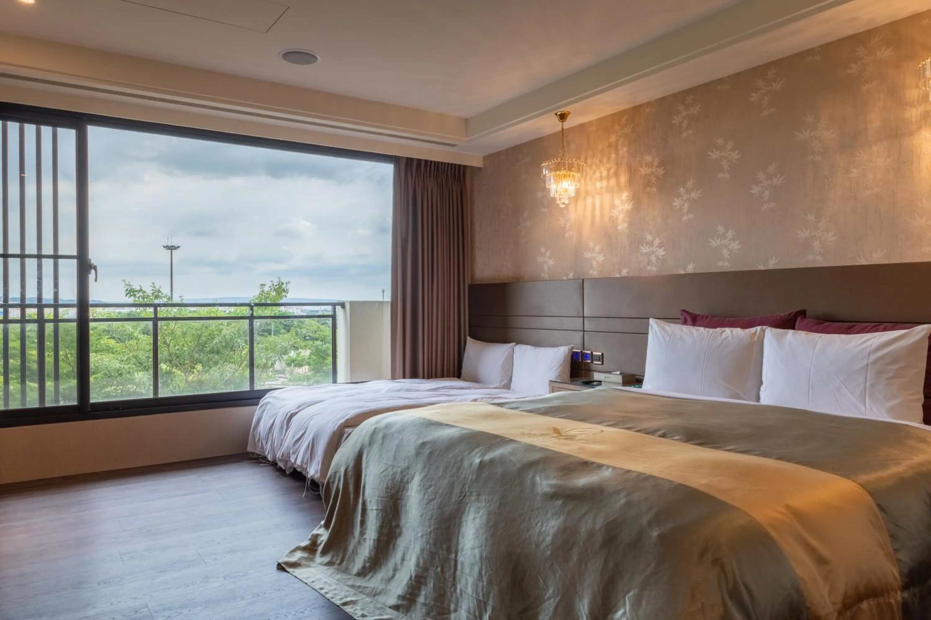 Bed in 覓玥精品時尚旅館 Mi Yue Boutique Motel