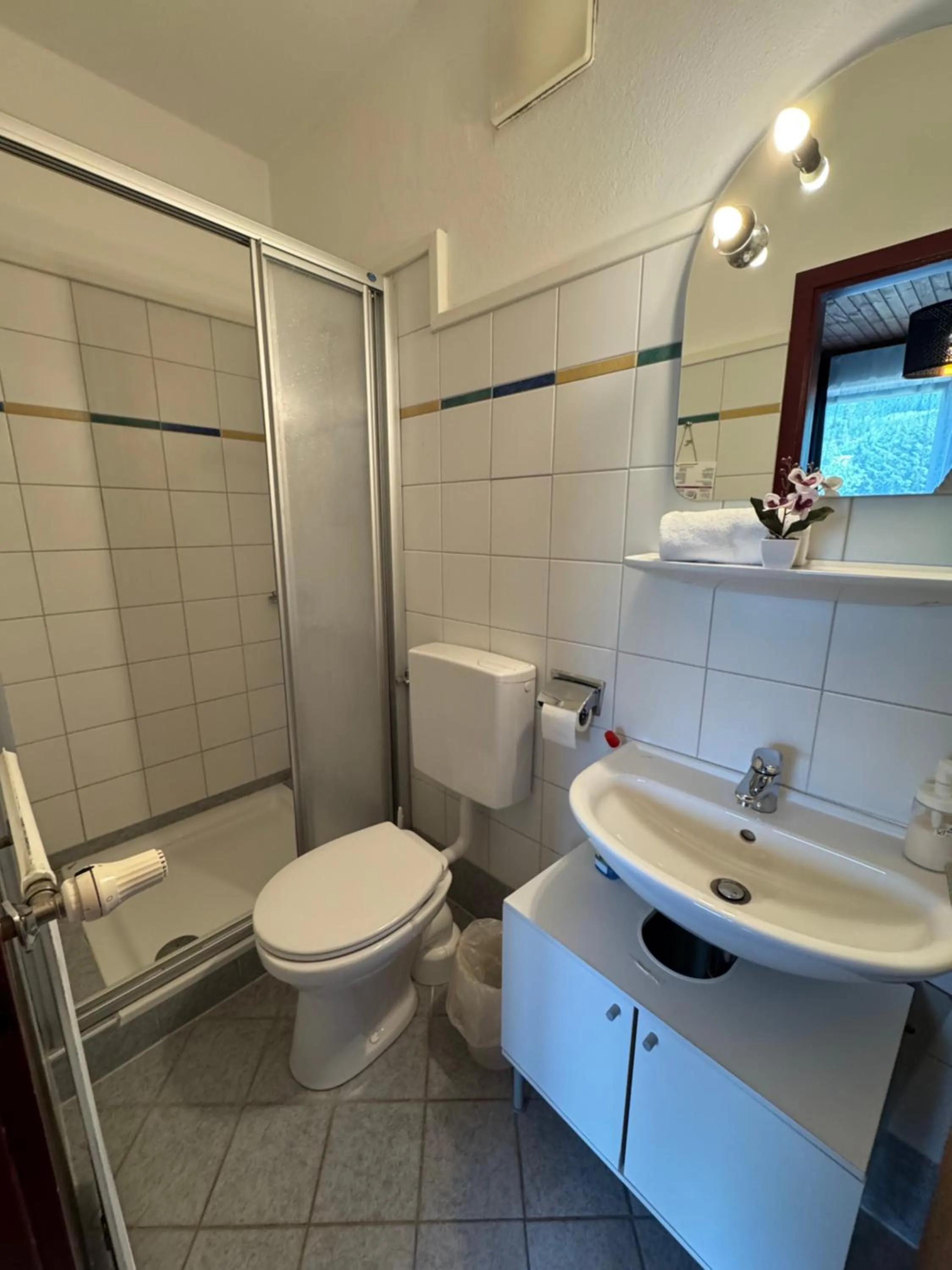 Shower in Jerà am Furtnerteich Hotel-Ristorante&Relax