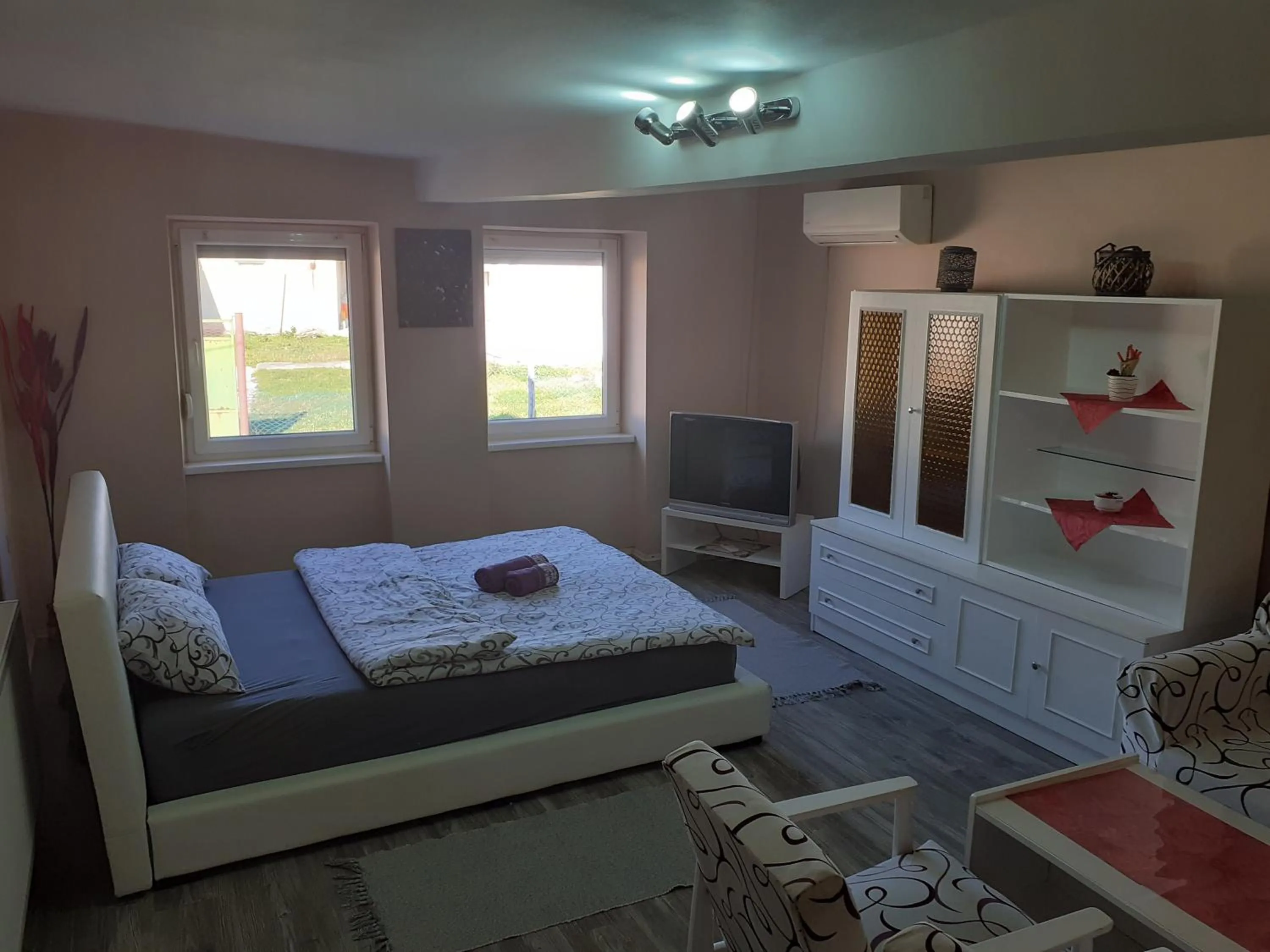 Bed in Mega Apartment