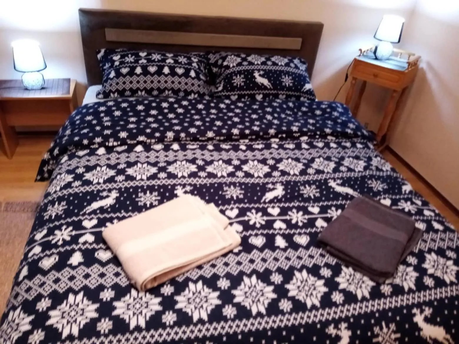 Bed in Mega Apartment