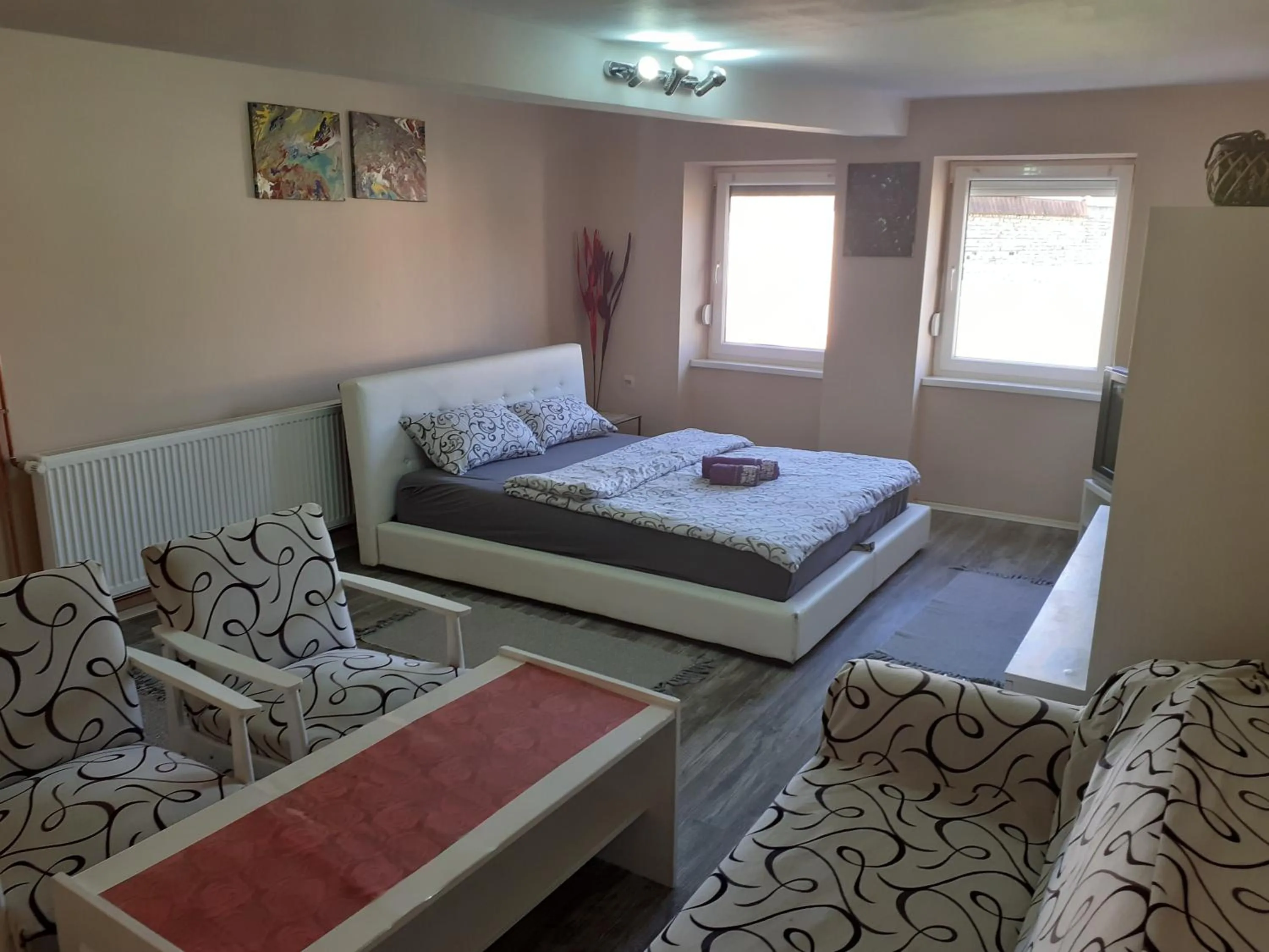 Bed in Mega Apartment