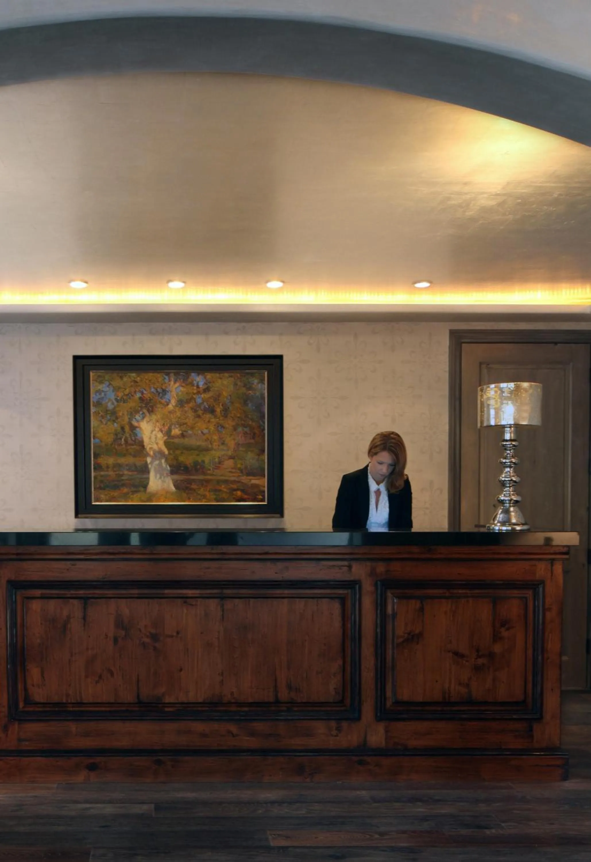 Lobby or reception in Hotel Yountville