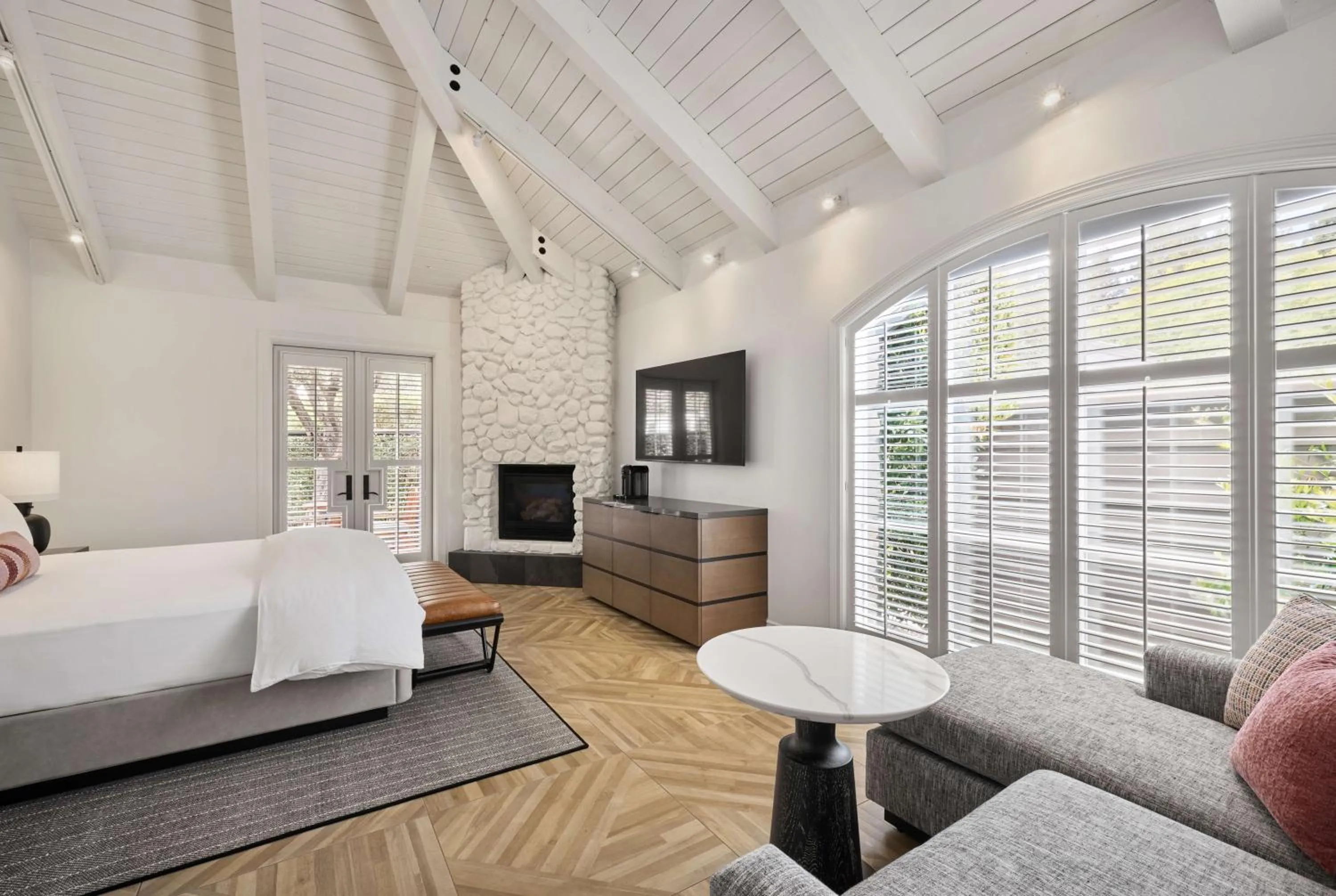 Bed in Hotel Yountville