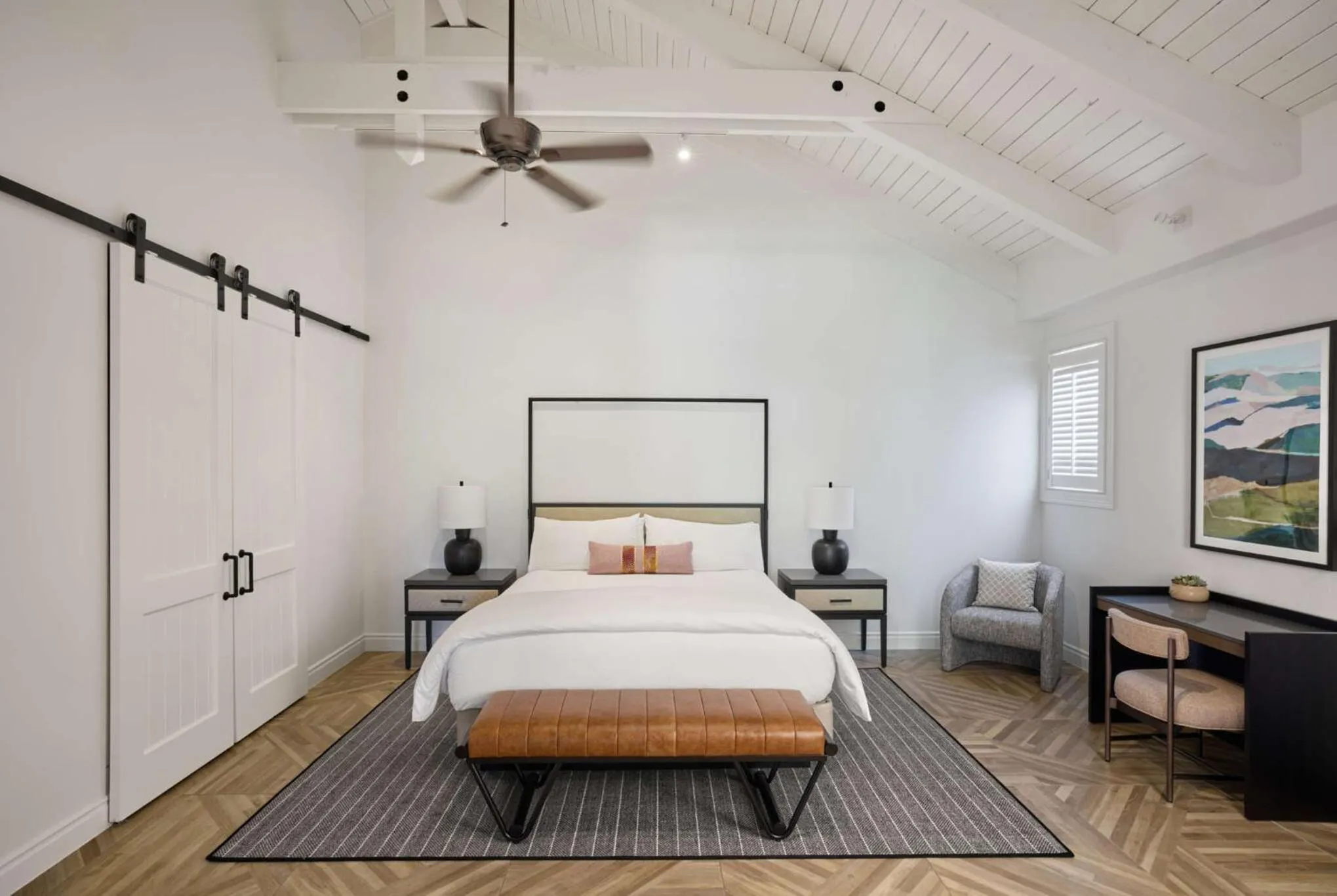 Bed in Hotel Yountville