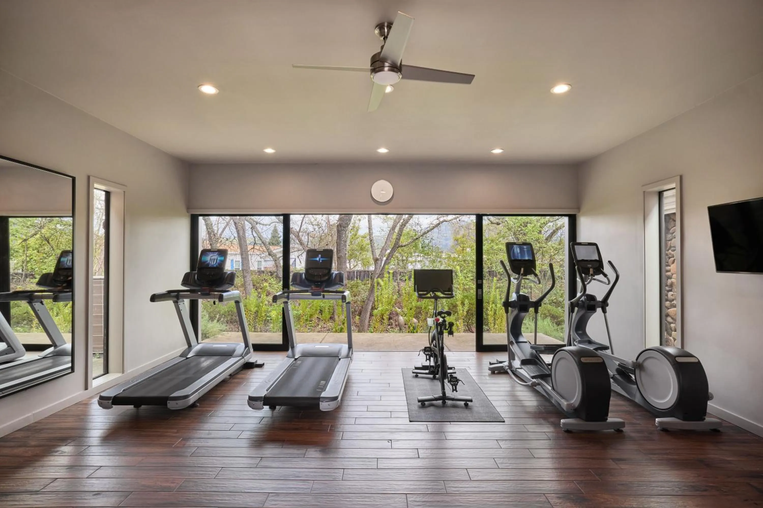 Fitness centre/facilities in Hotel Yountville