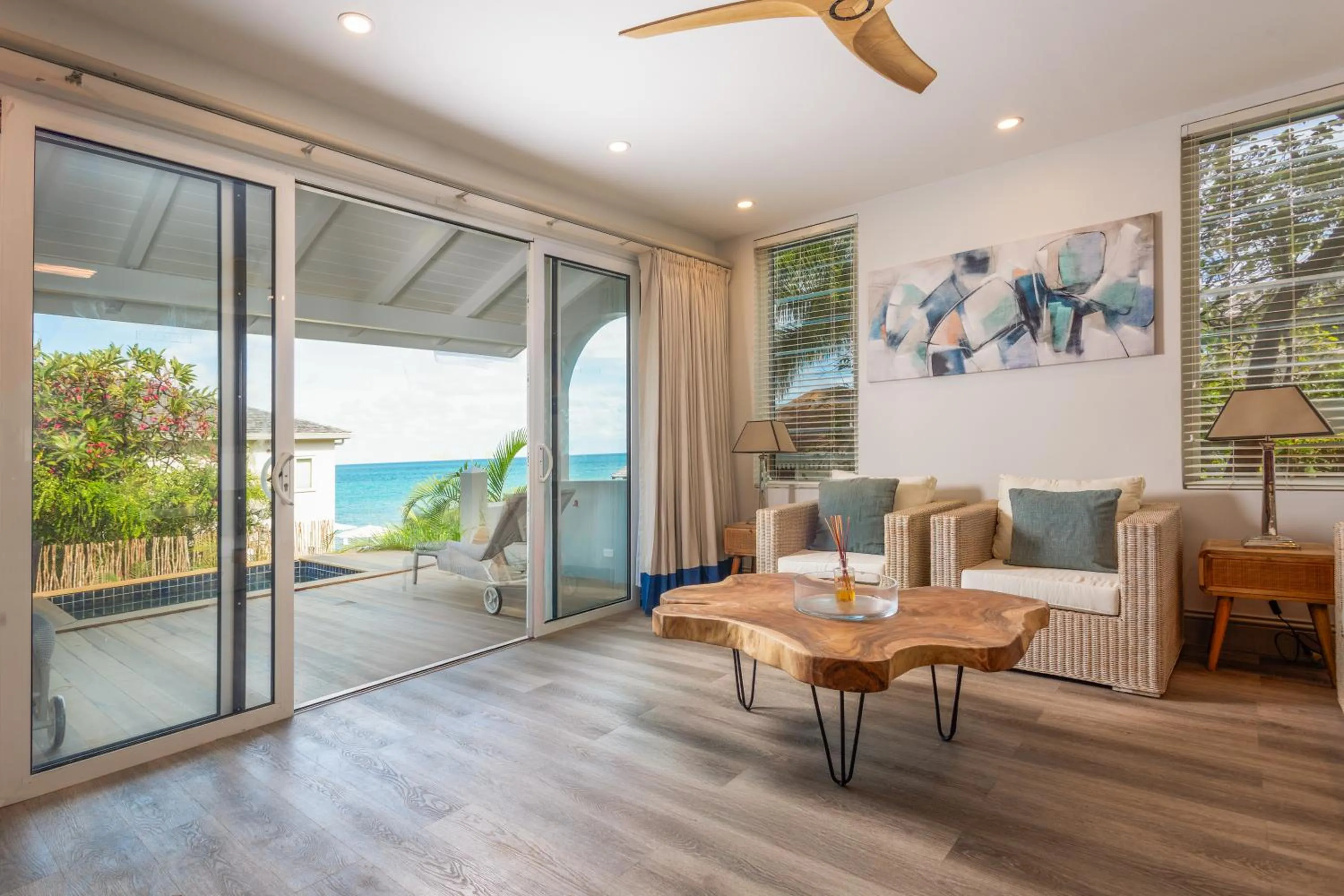 Seating area in Blue Waters Resort and Spa