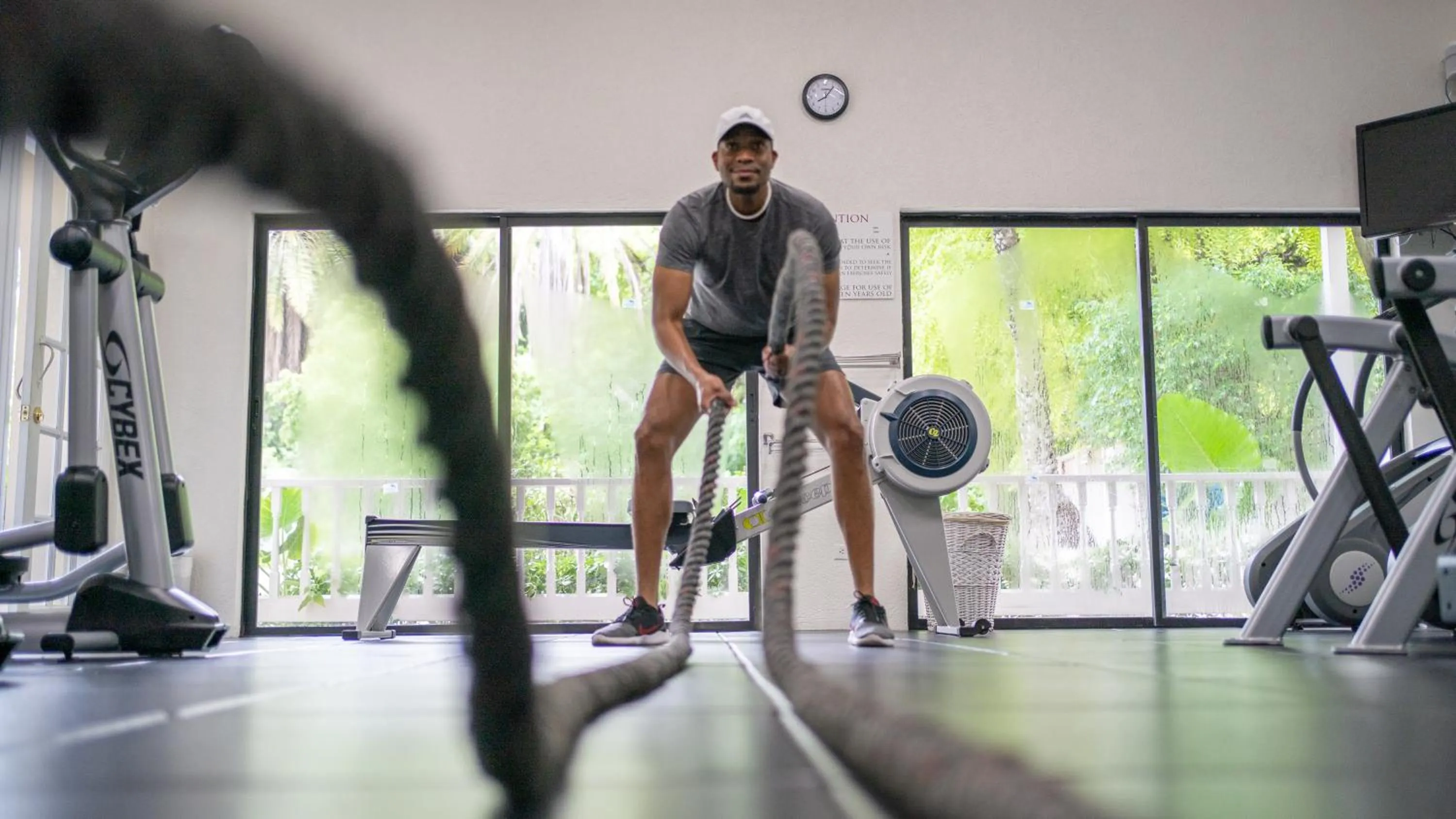 Fitness centre/facilities in Blue Waters Resort and Spa