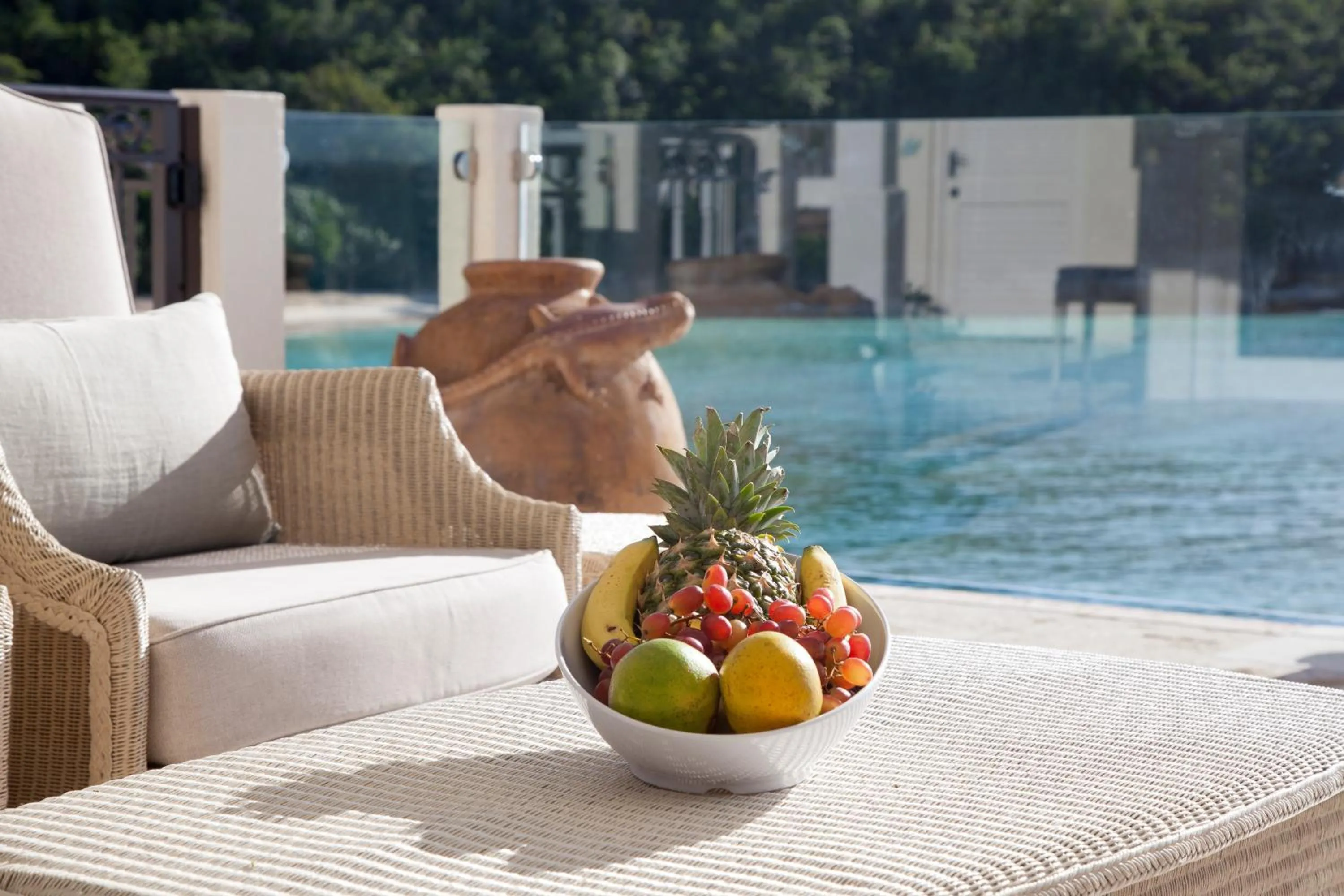 Patio in Blue Waters Resort and Spa