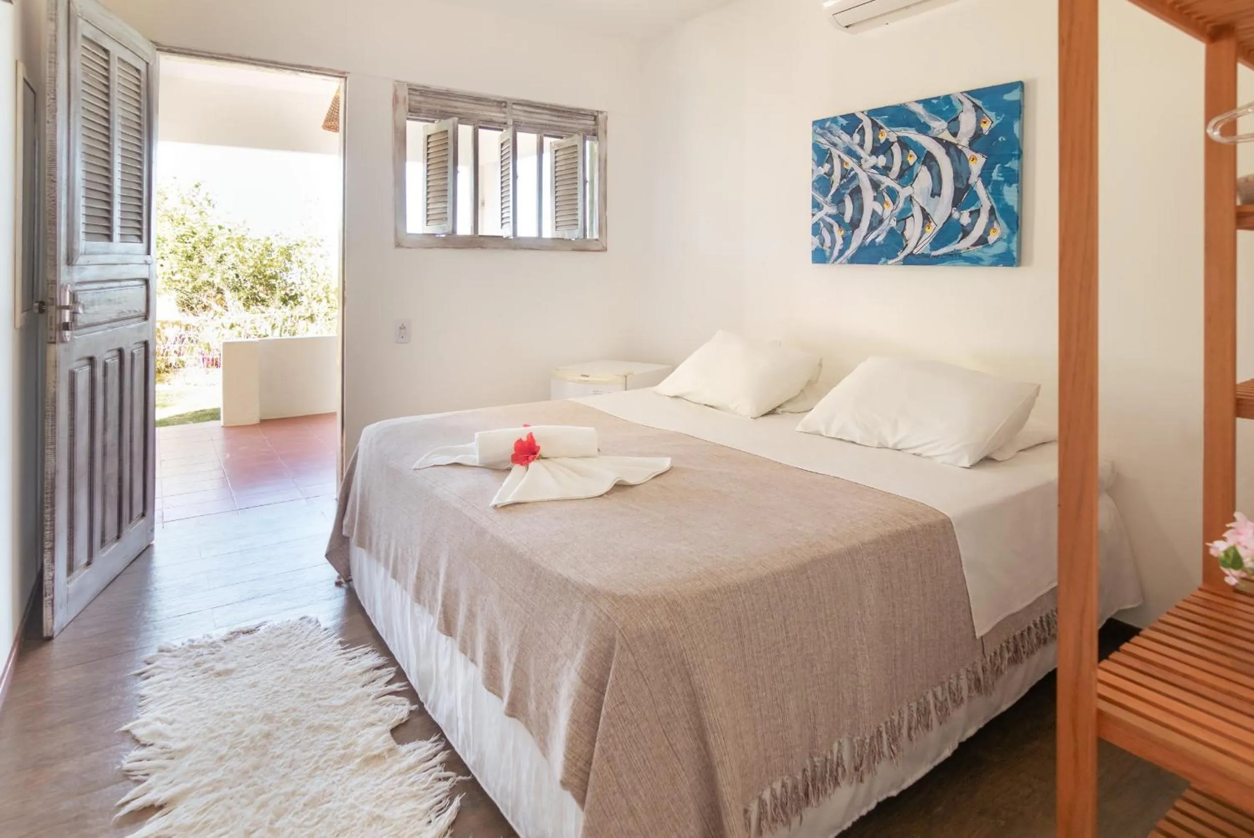 Bed in Pousada Enseada Dos Golfinhos