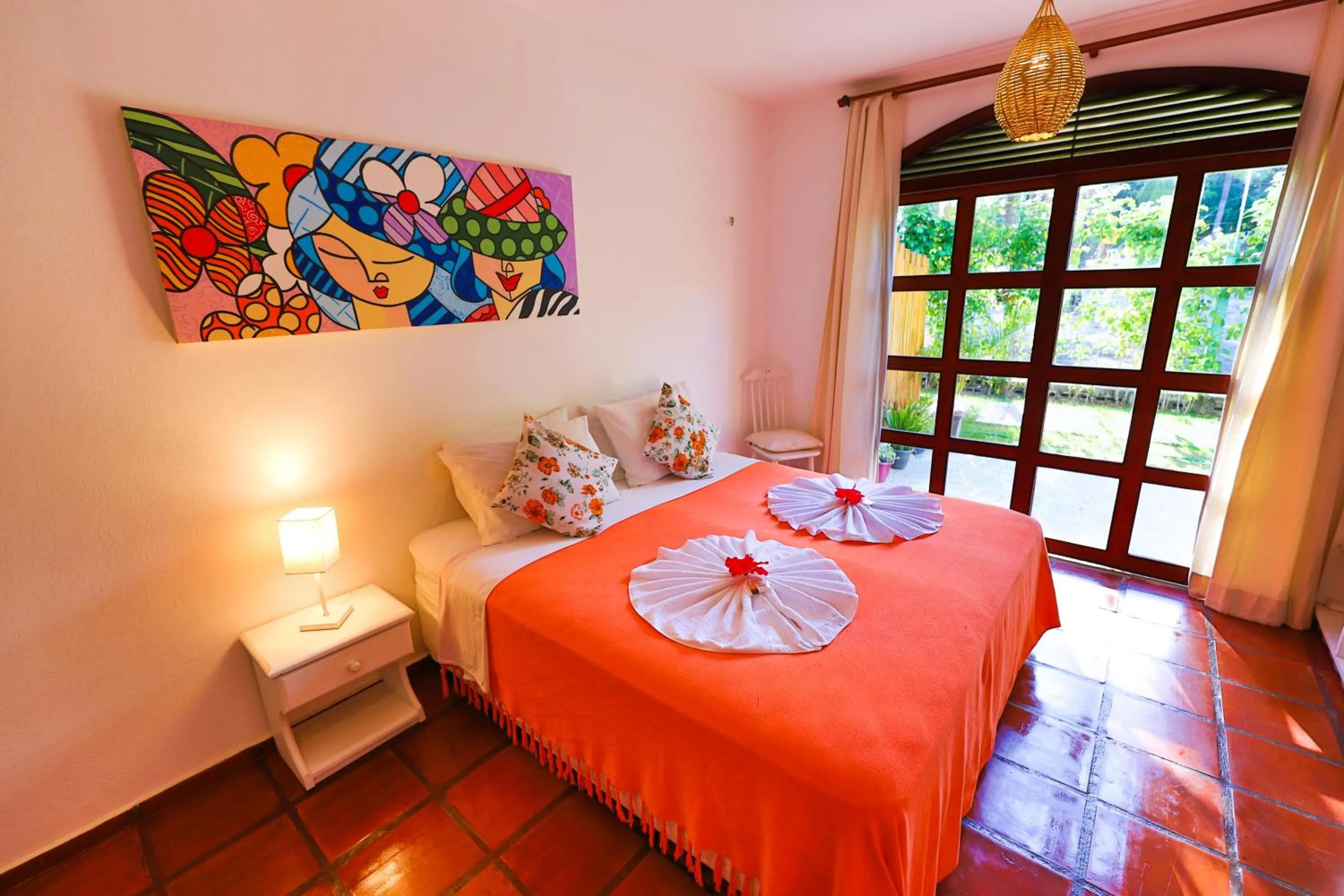 Bed in Pousada Enseada Dos Golfinhos