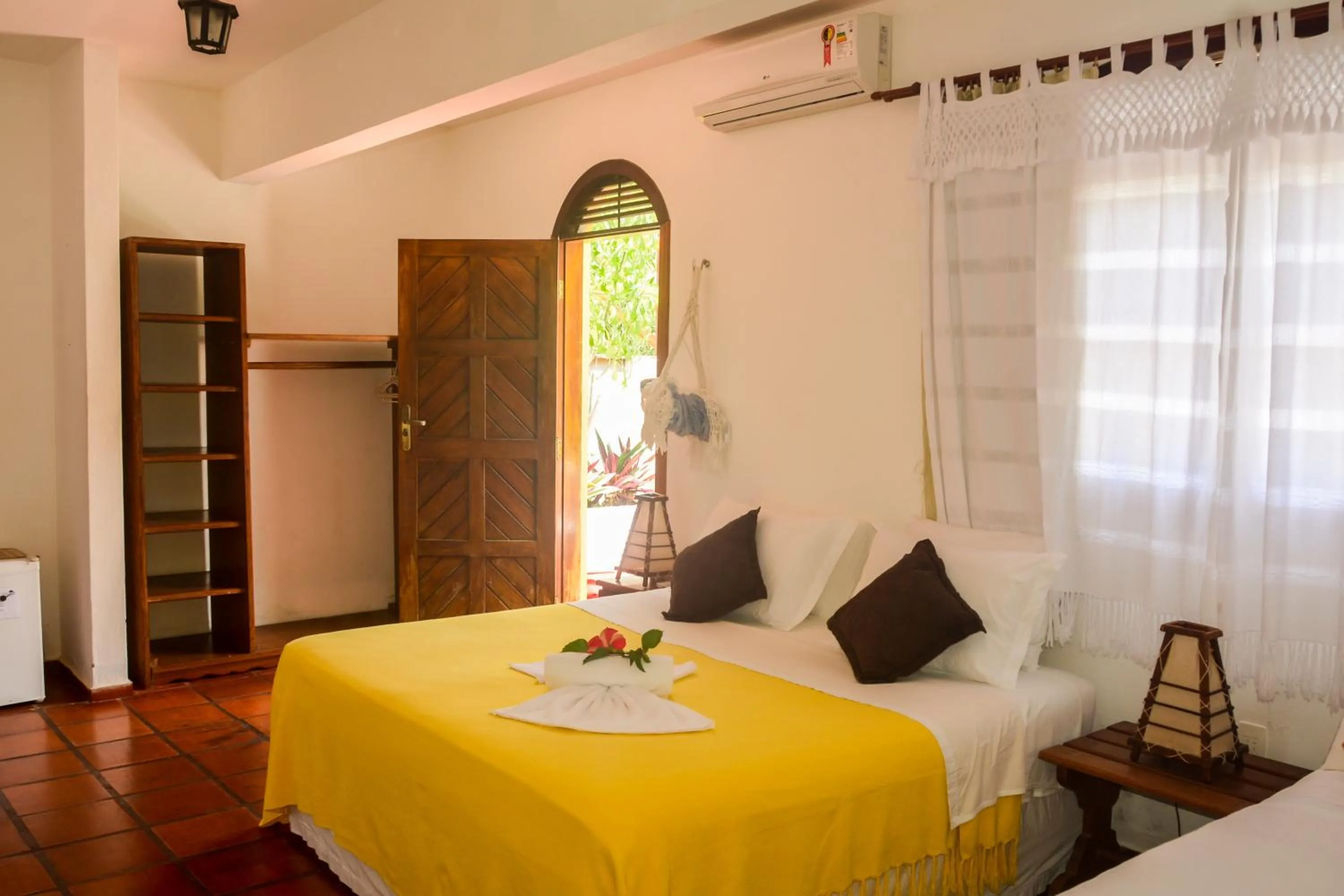 Bed in Pousada Enseada Dos Golfinhos