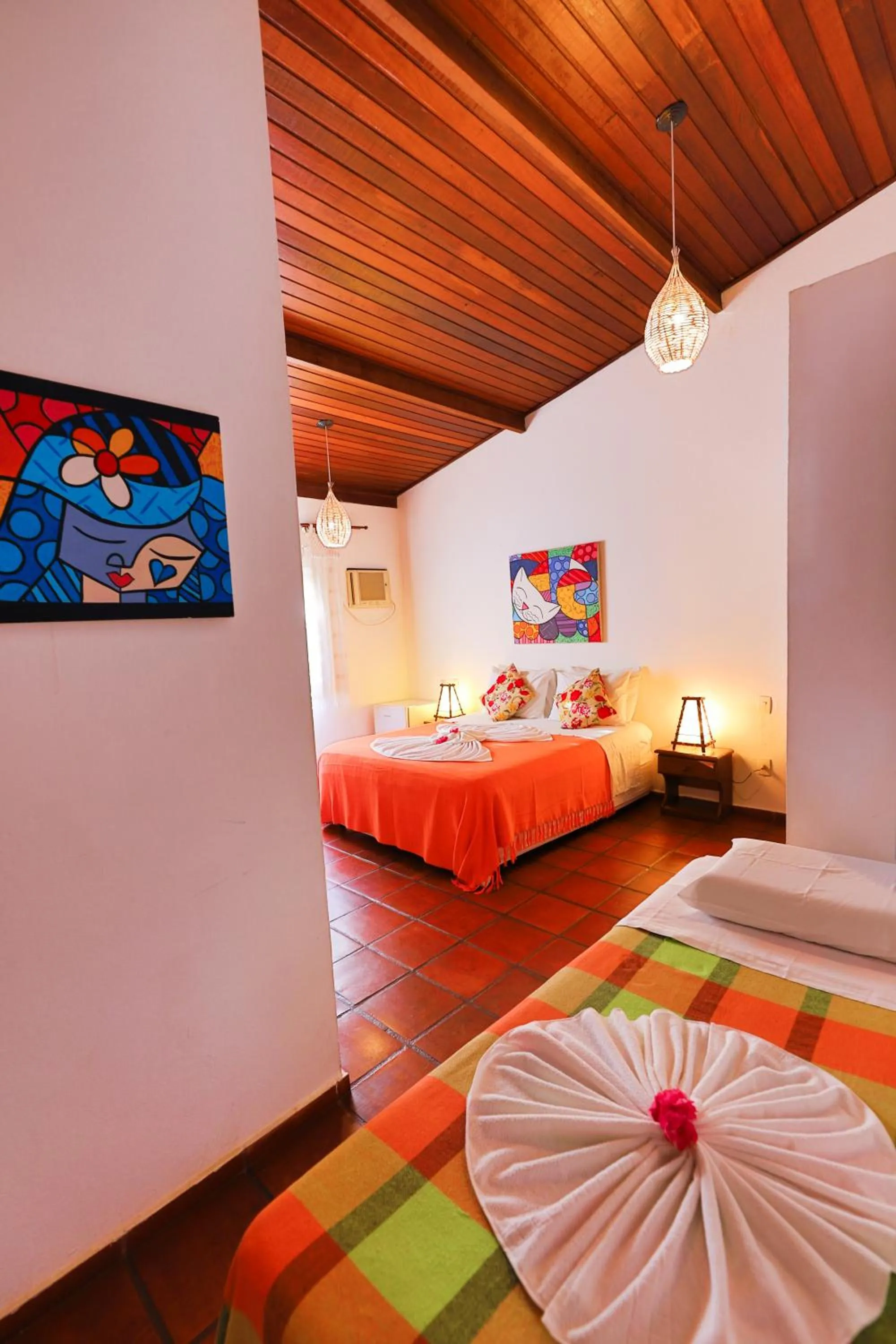 Bed in Pousada Enseada Dos Golfinhos