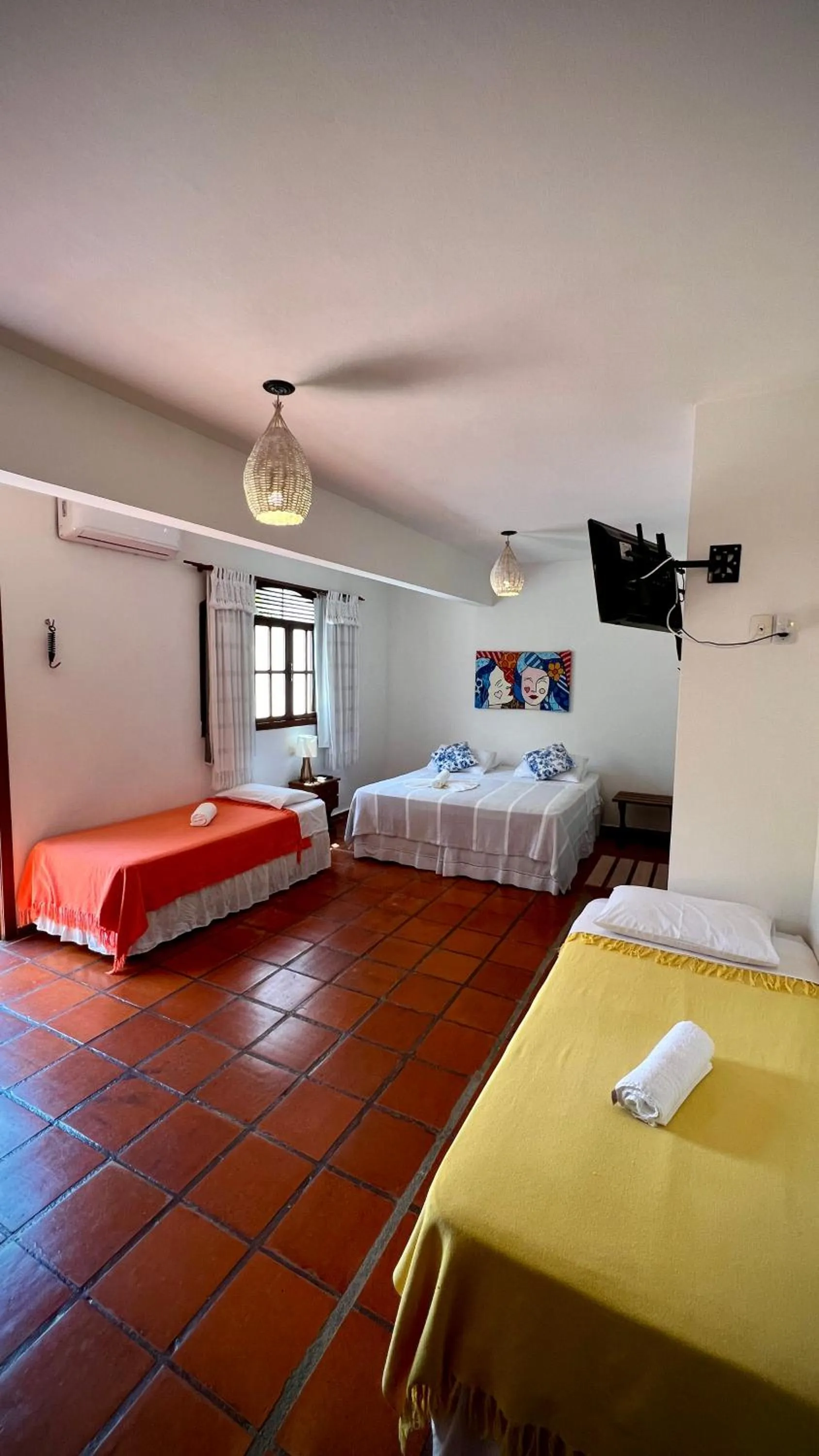 Bed in Pousada Enseada Dos Golfinhos