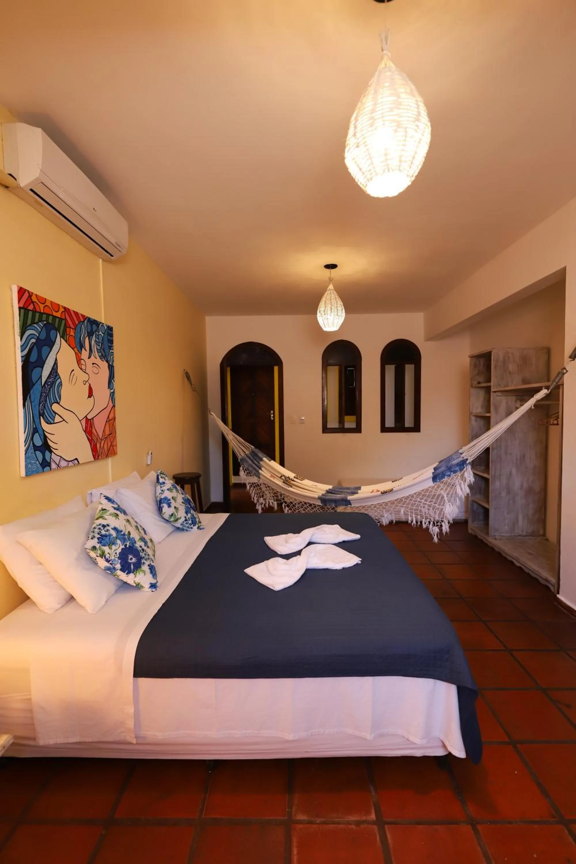 Bed in Pousada Enseada Dos Golfinhos