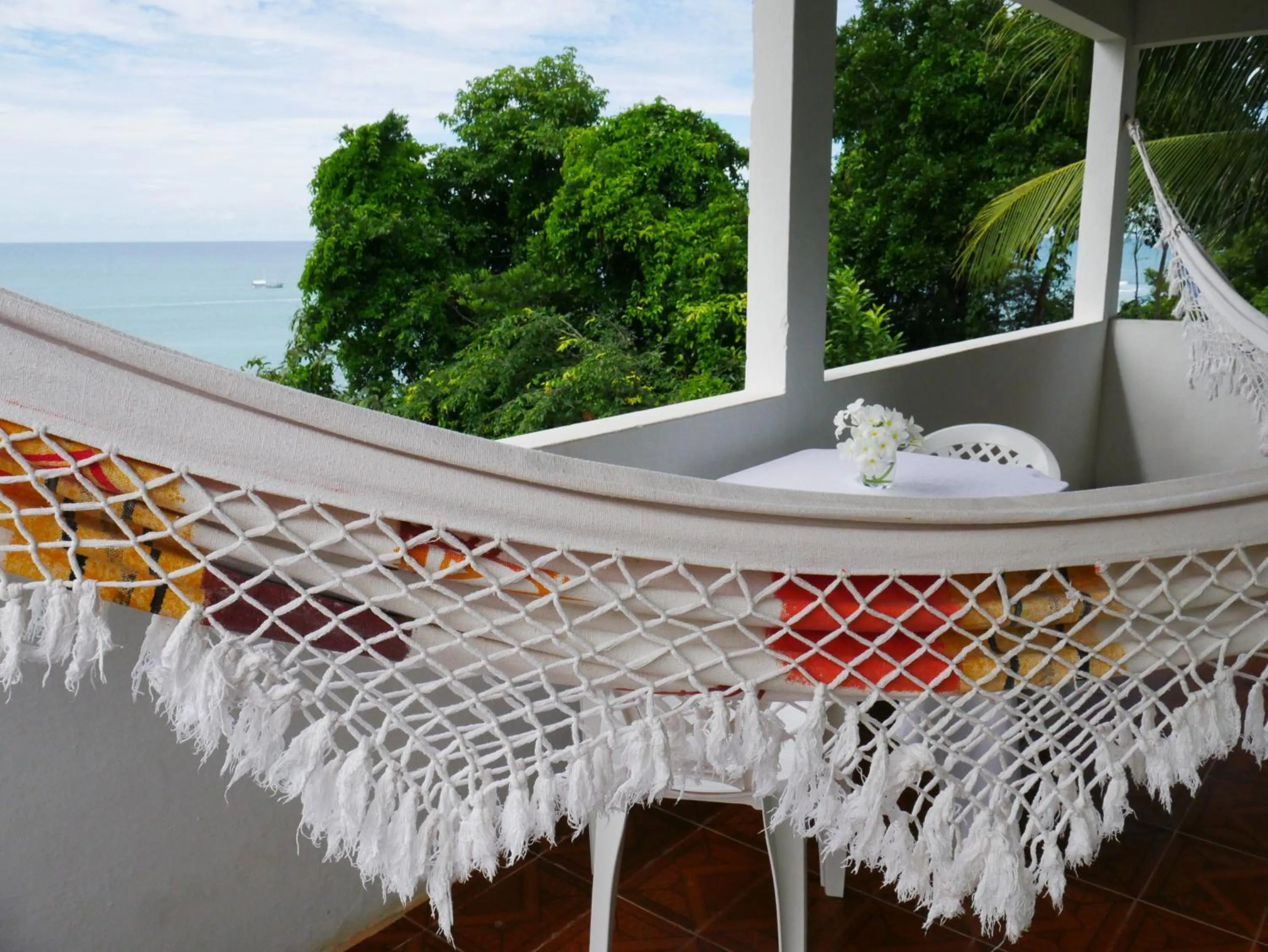 Balcony/Terrace in Pousada Enseada Dos Golfinhos