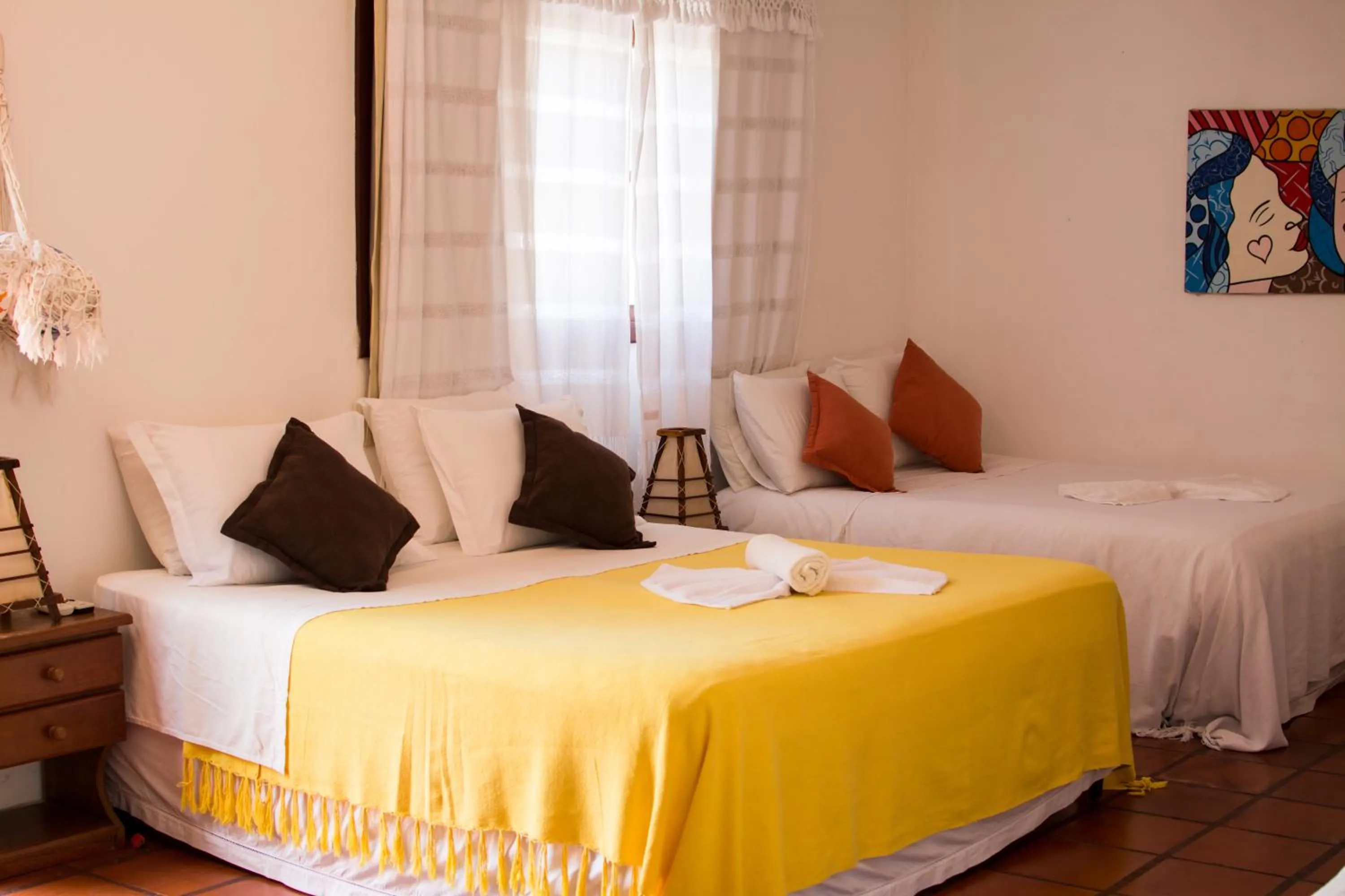 Bed in Pousada Enseada Dos Golfinhos