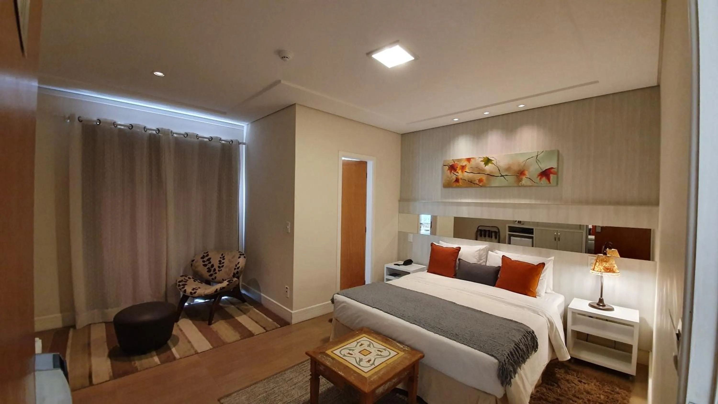 Bed in Pousada Annecy - CAPIVARI Fácil acesso ao centrinho e Baden Bar