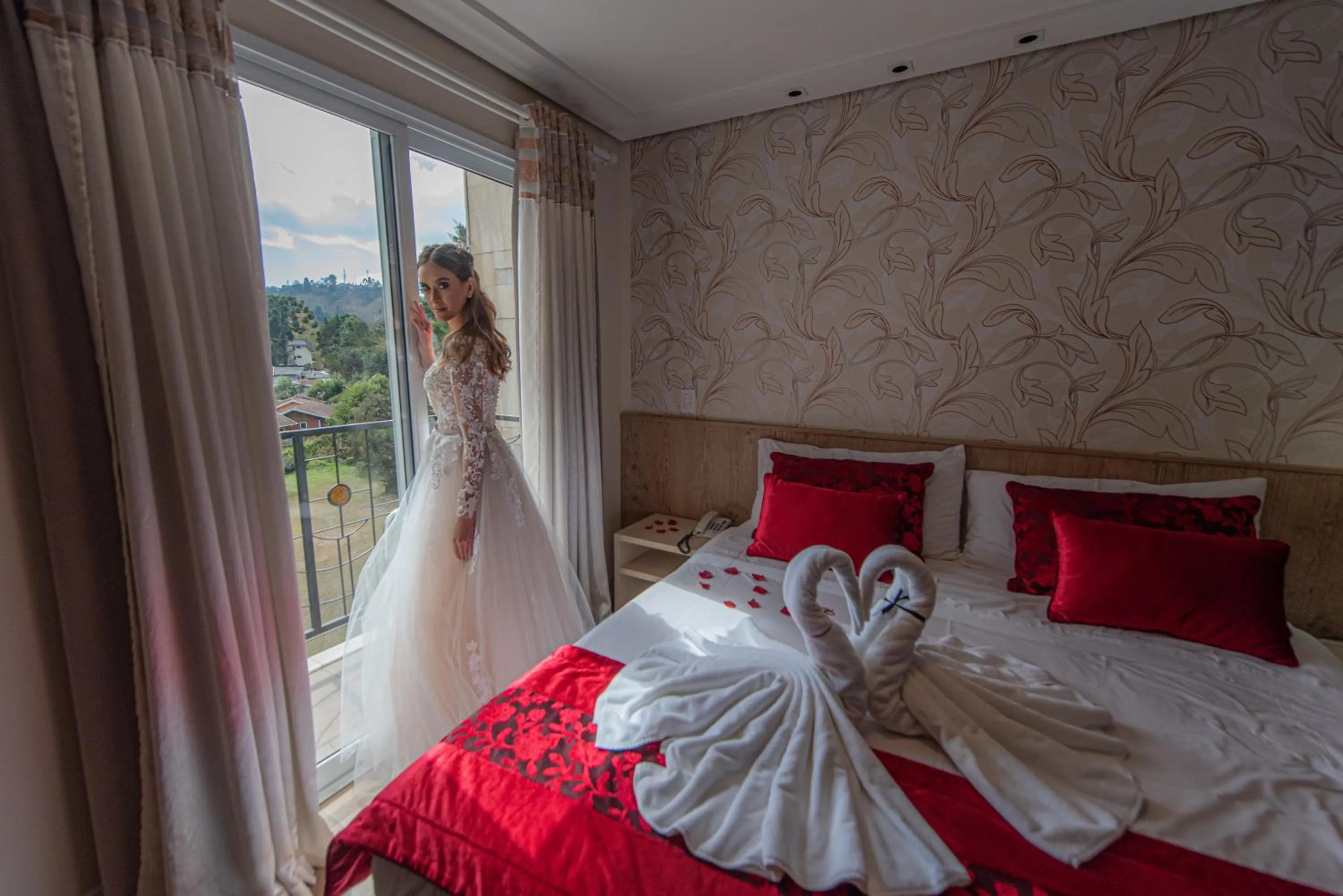 Bed in Pousada Annecy - CAPIVARI Fácil acesso ao centrinho e Baden Bar