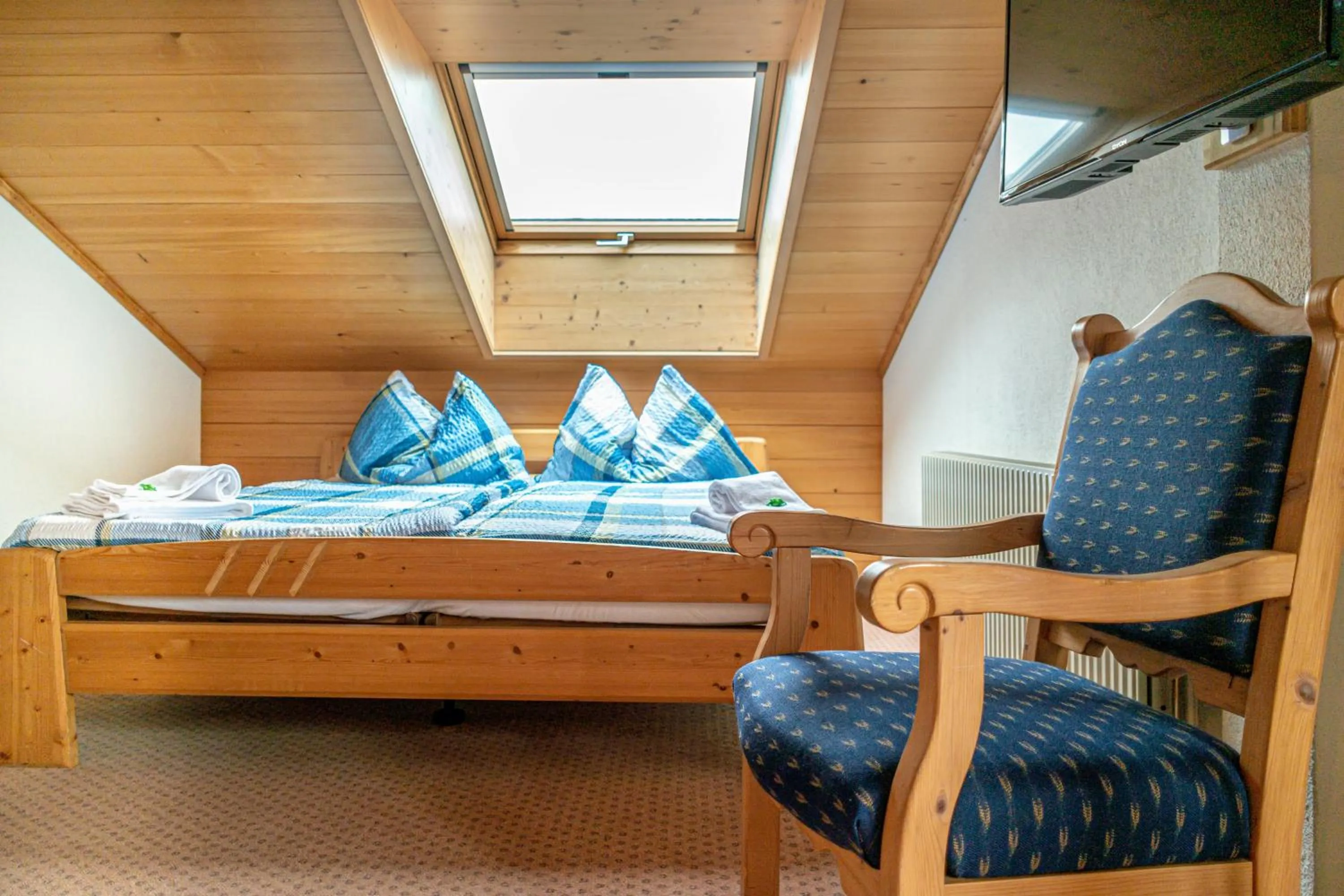 Bed in Hotel Gletscherblick Grindelwald