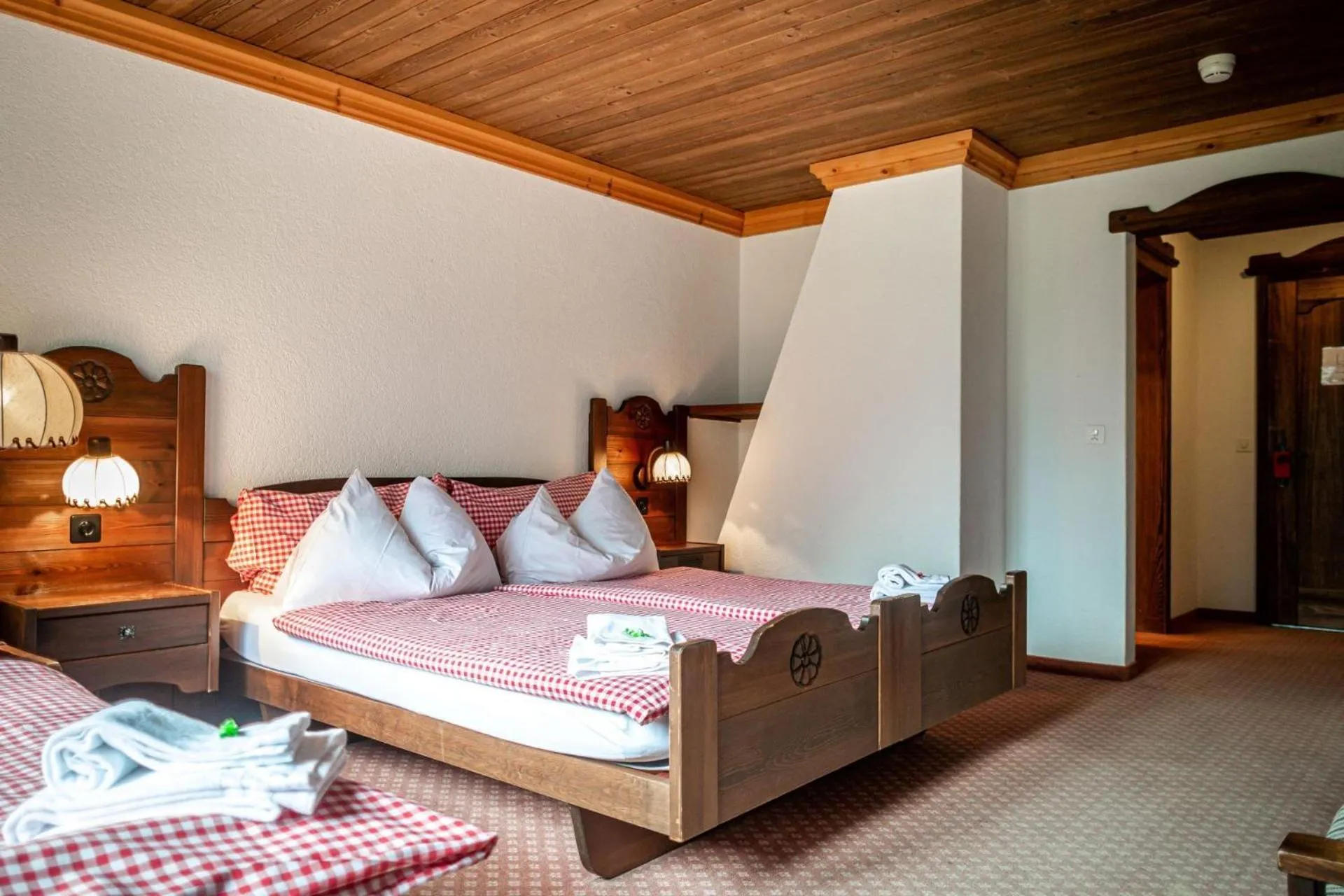 Bed in Hotel Gletscherblick Grindelwald