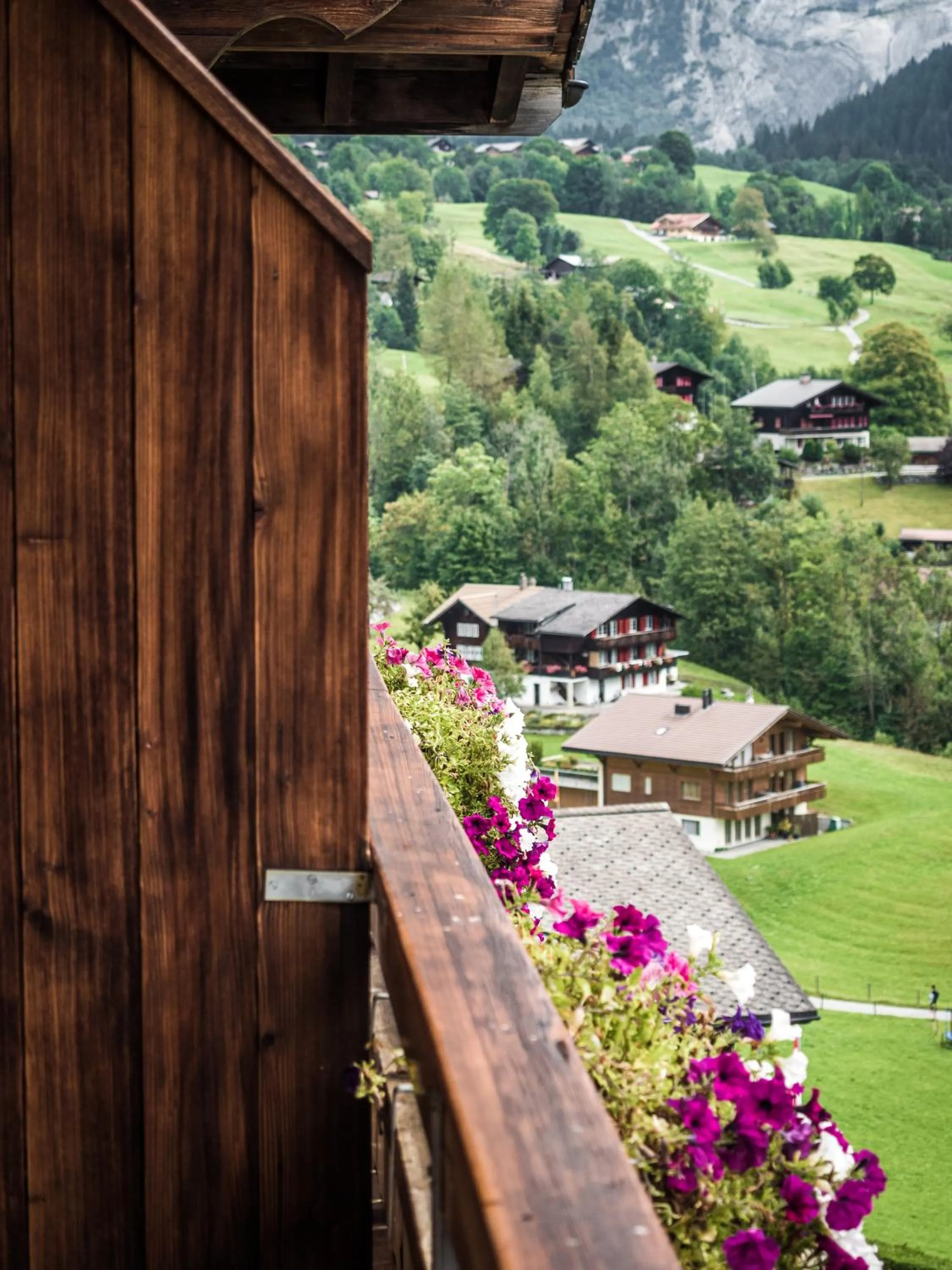 Balcony/Terrace in Hotel Gletscherblick Grindelwald
