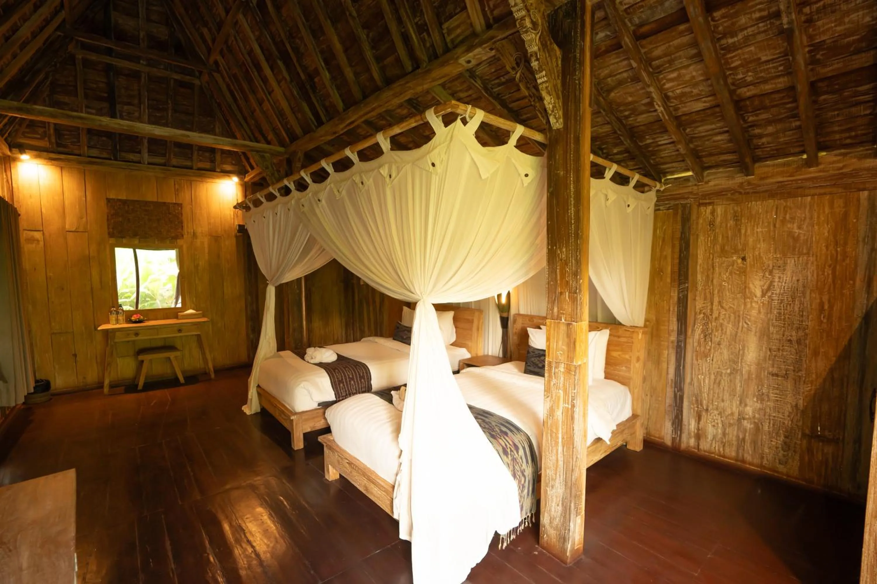Bed in Ubud Art Resort