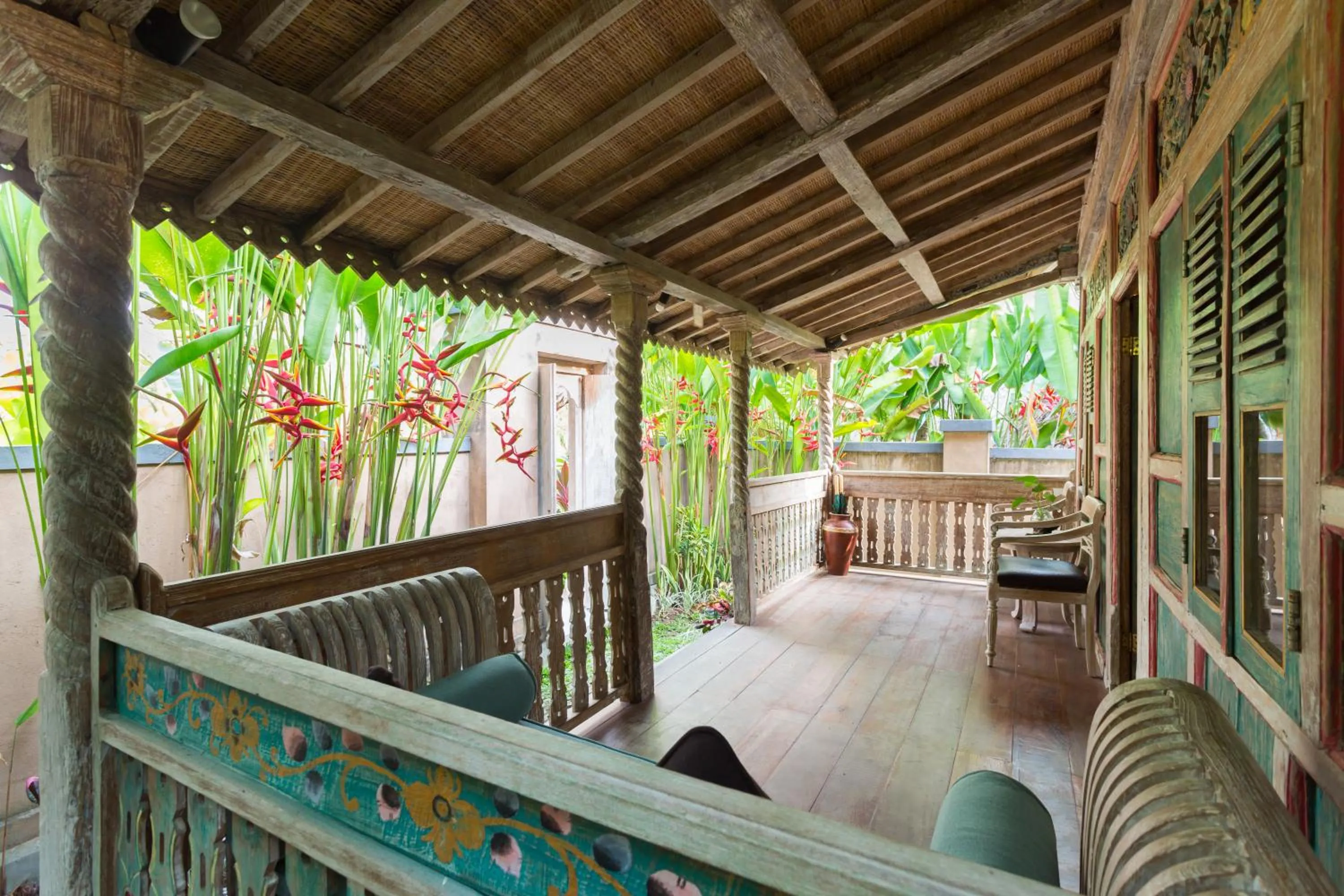 Balcony/Terrace in Ubud Art Resort