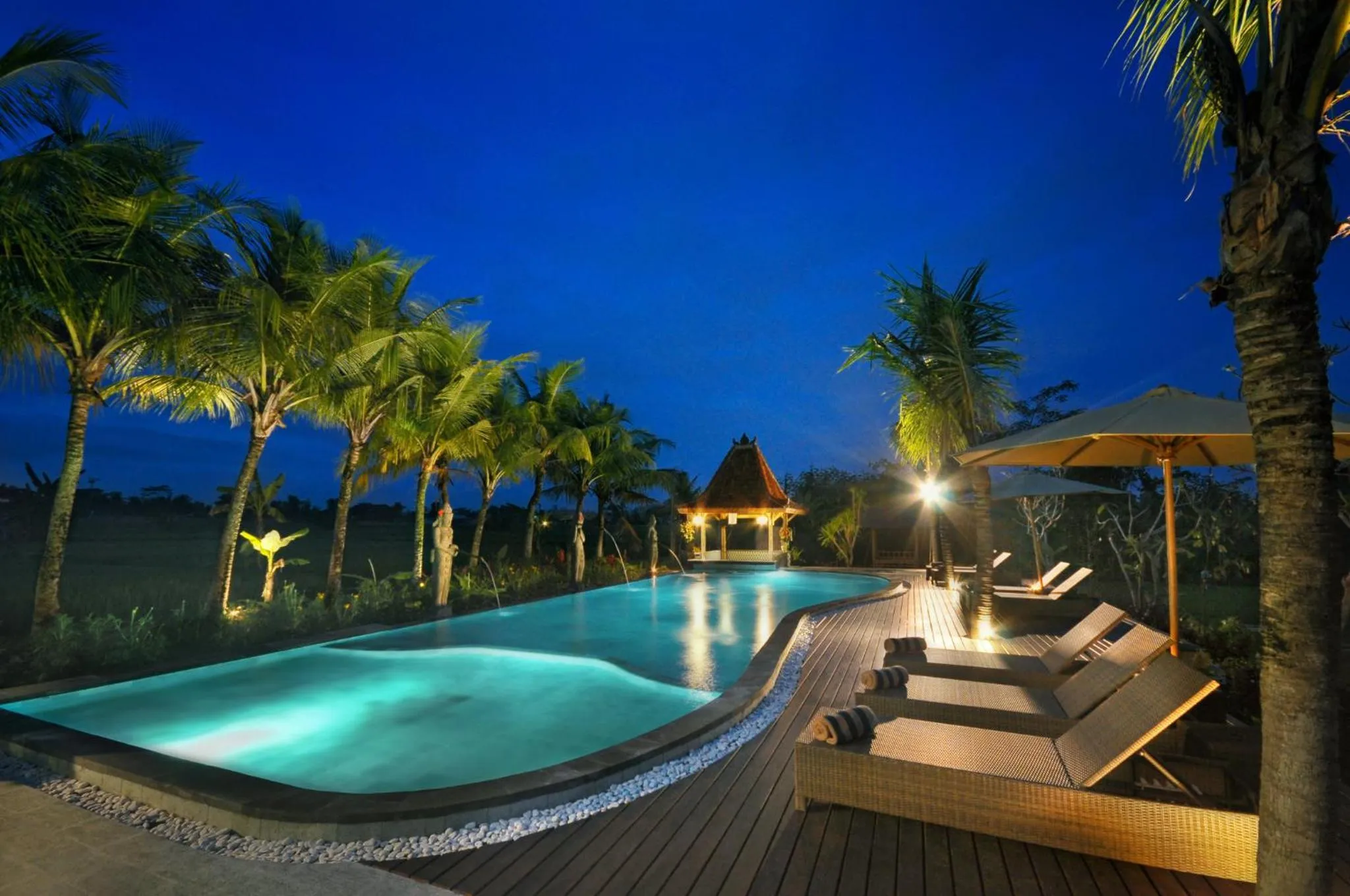 Swimming pool in Ubud Art Resort