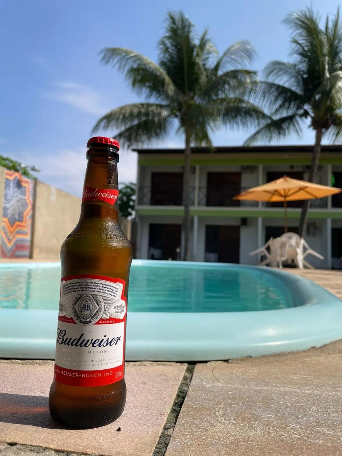 Pool view in Pousada Solar da Praia