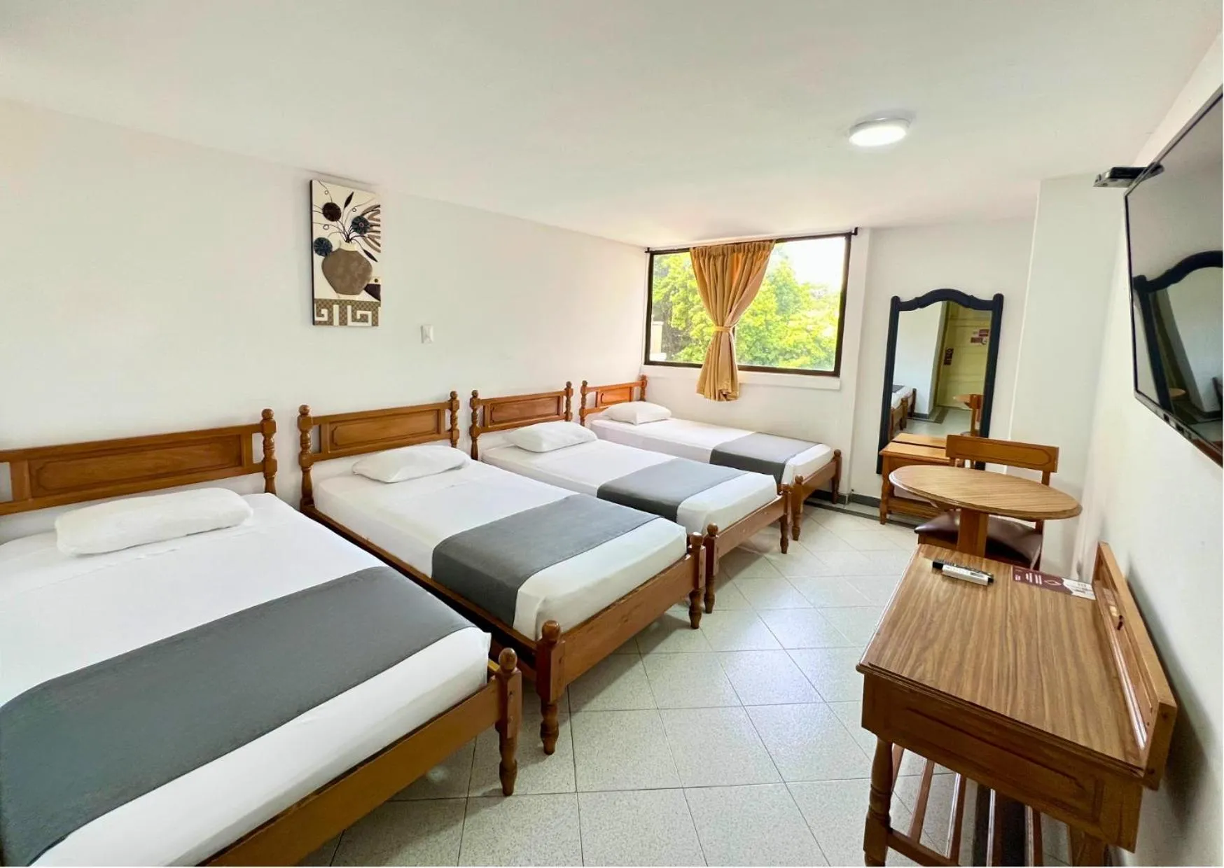 Bed in Hotel Casa Ballesteros