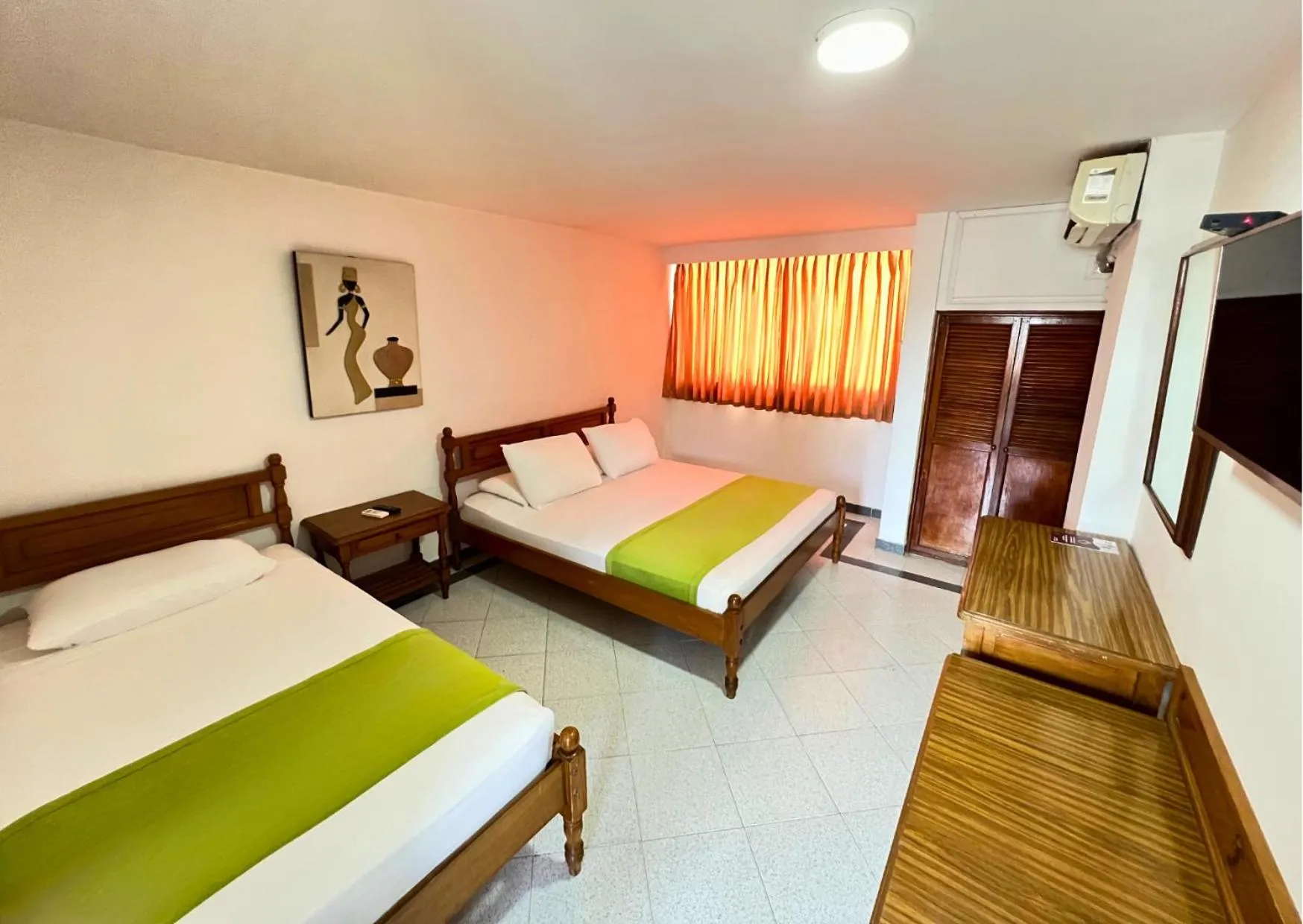 Bed in Hotel Casa Ballesteros