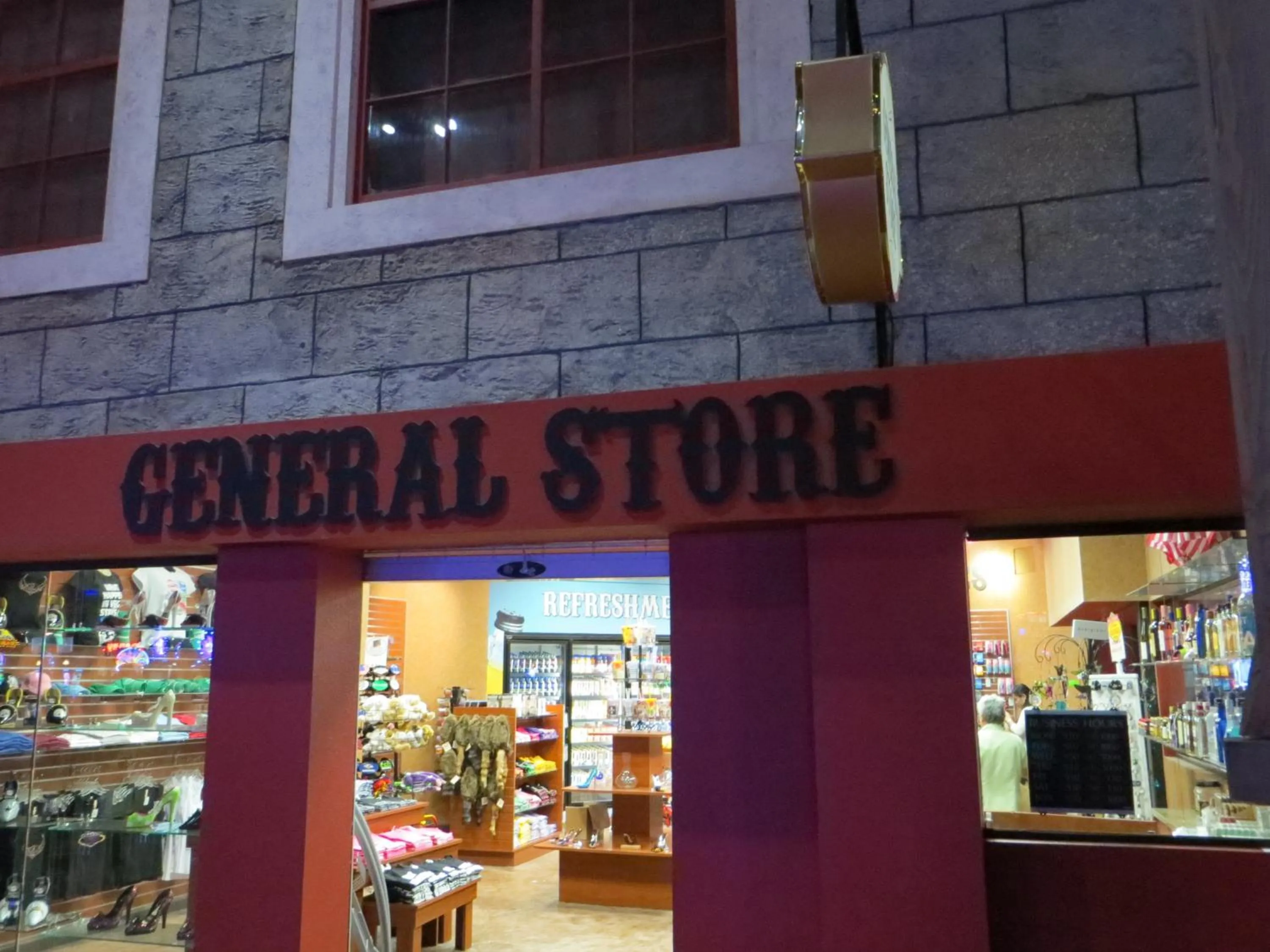 On-site shops in Buffalo Bills Resort & Casino