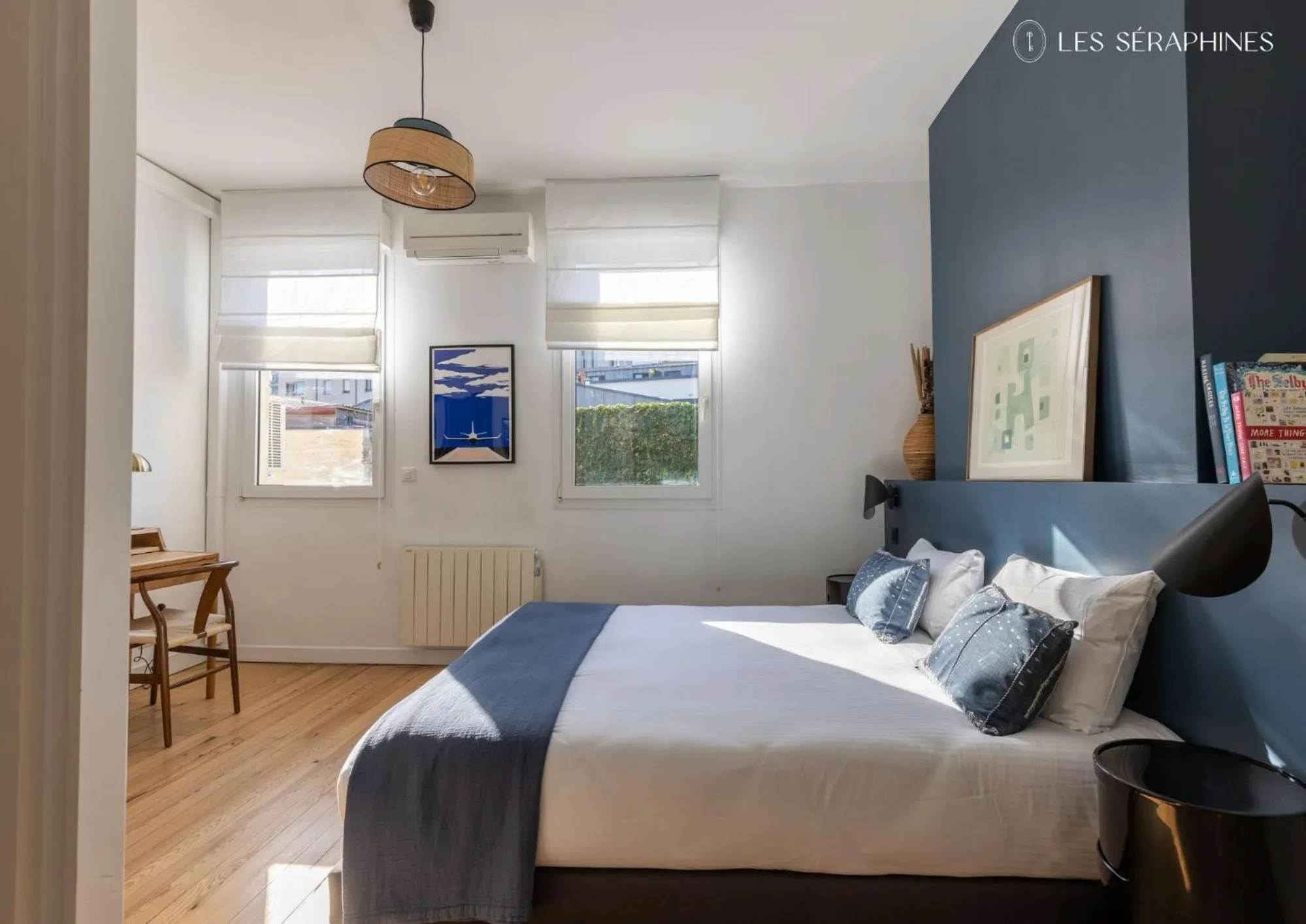 Bed in Les Séraphines - Chambres d'hôtes - Guests house