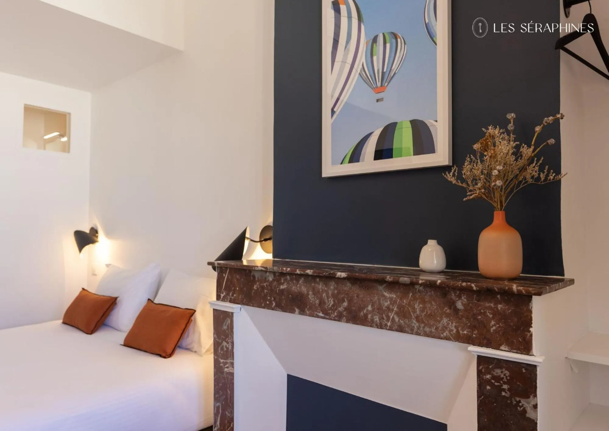 Bed in Les Séraphines - Chambres d'hôtes - Guests house