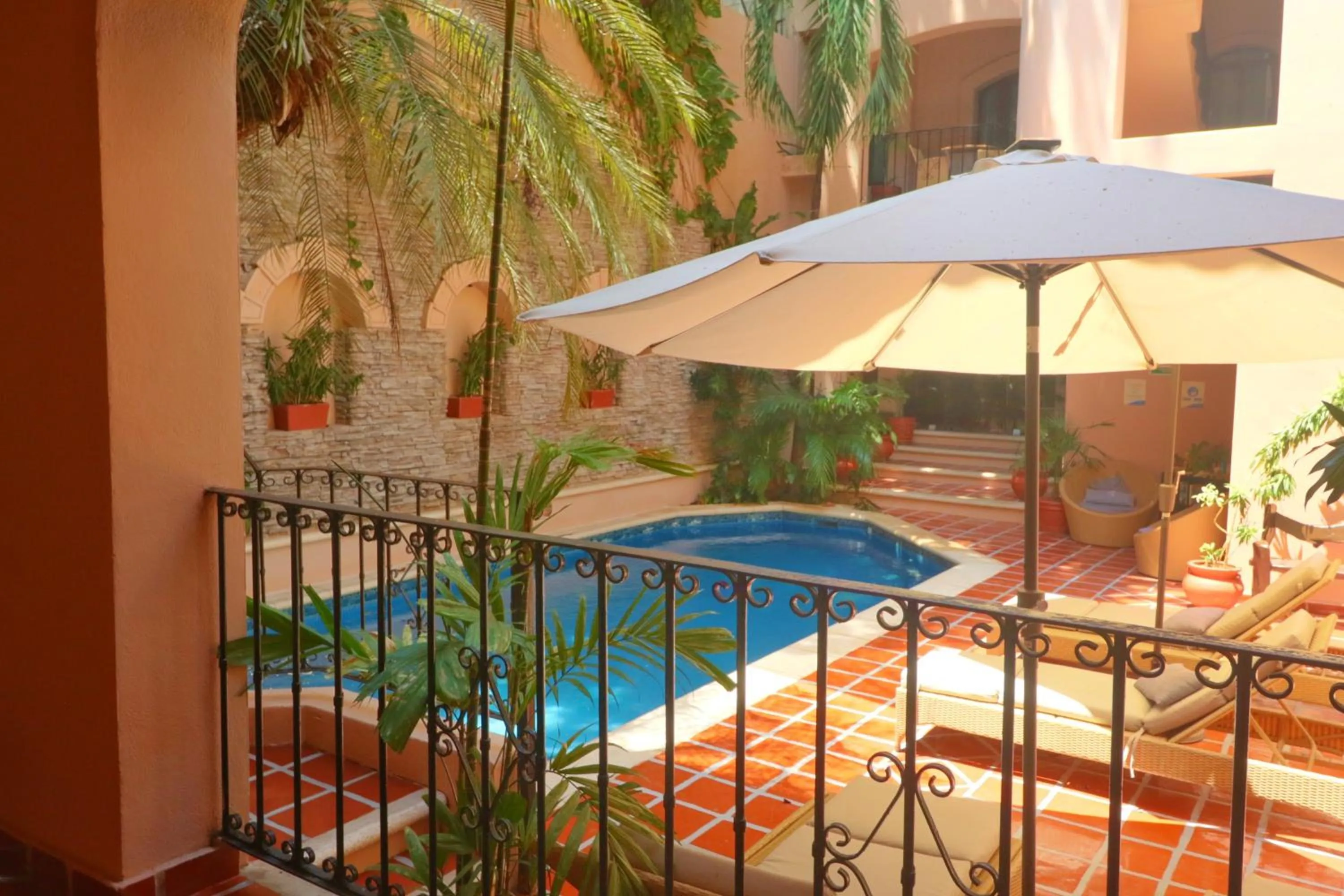 Patio in Acanto Hotel Playa del Carmen, Trademark Collection by Wyndham