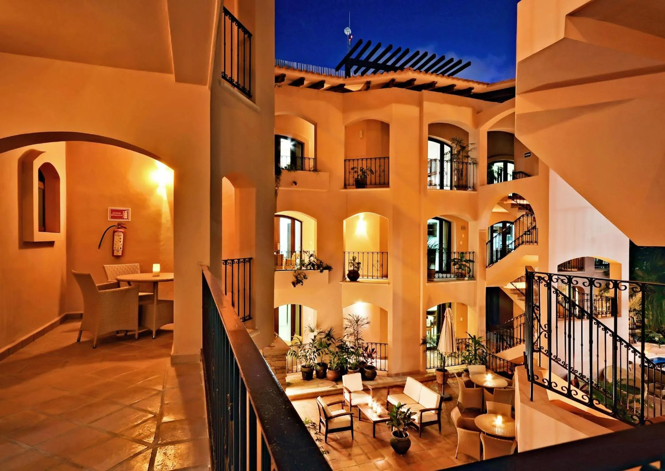 Patio in Acanto Hotel Playa del Carmen, Trademark Collection by Wyndham