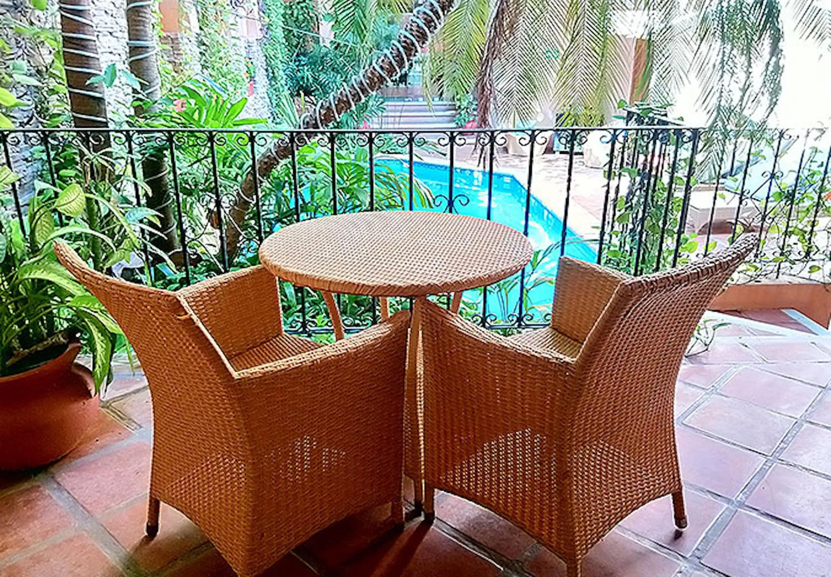 Patio in Acanto Hotel Playa del Carmen, Trademark Collection by Wyndham