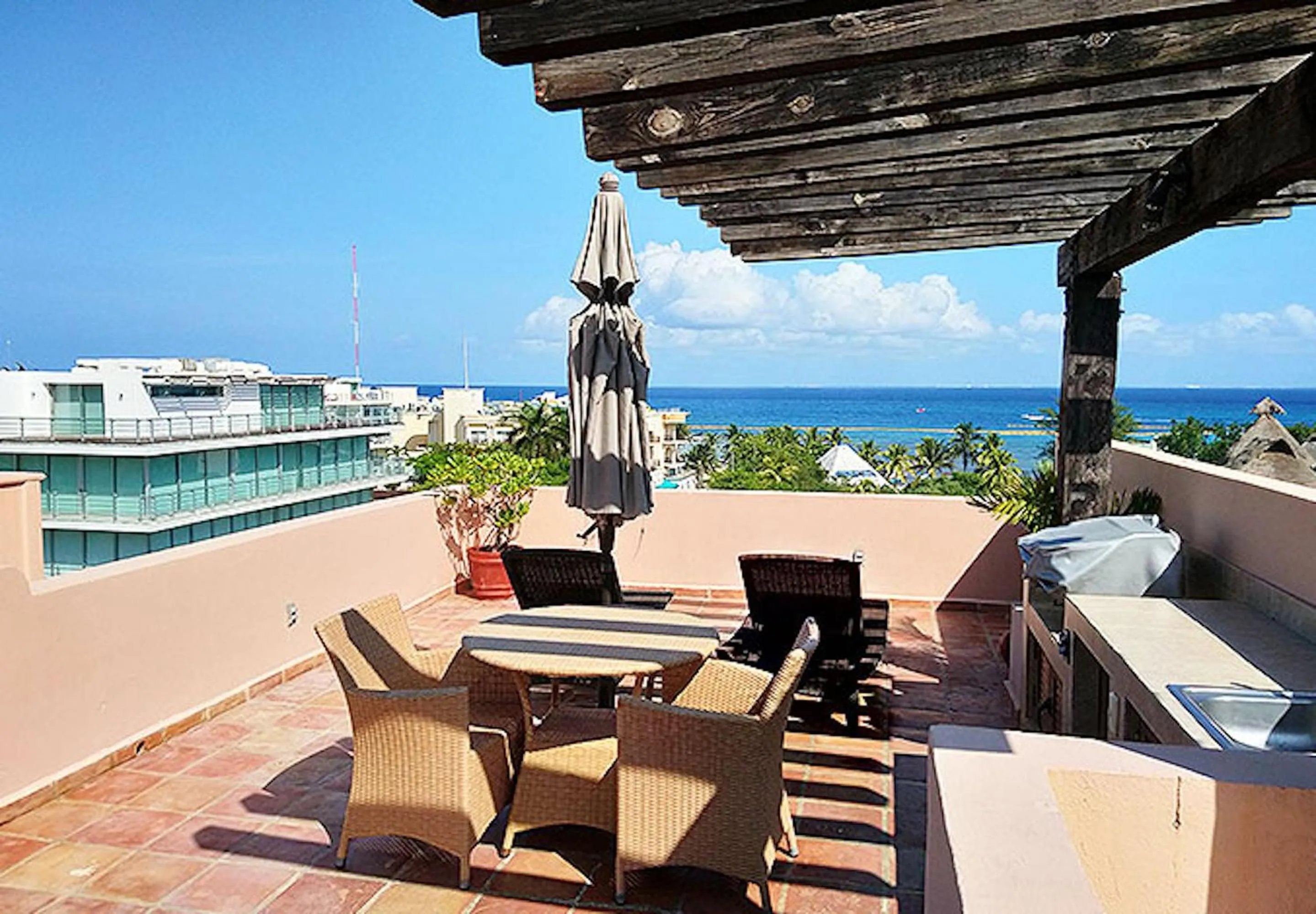 Patio in Acanto Hotel Playa del Carmen, Trademark Collection by Wyndham
