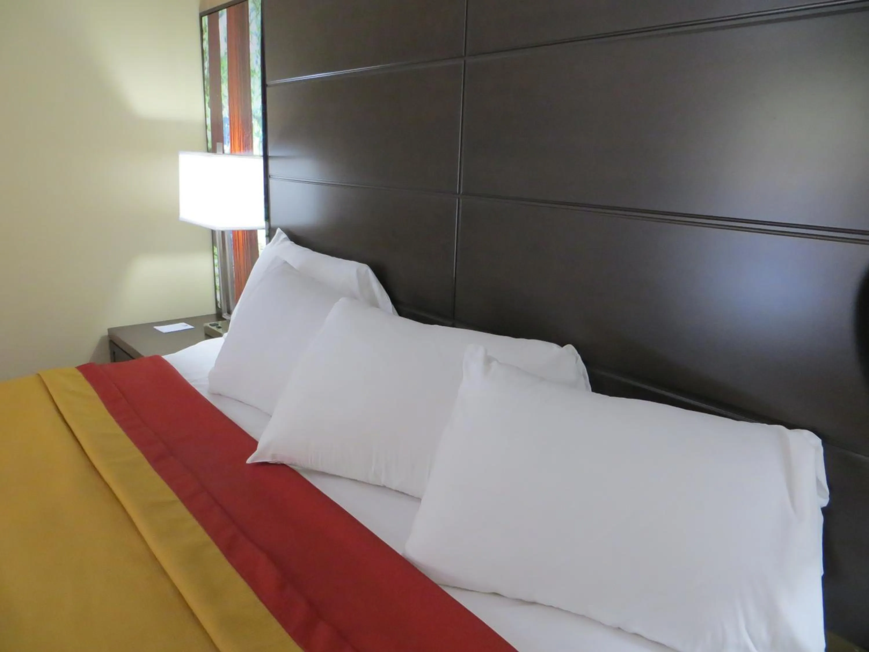 Decorative detail, Bed in Muir Woods Lodge