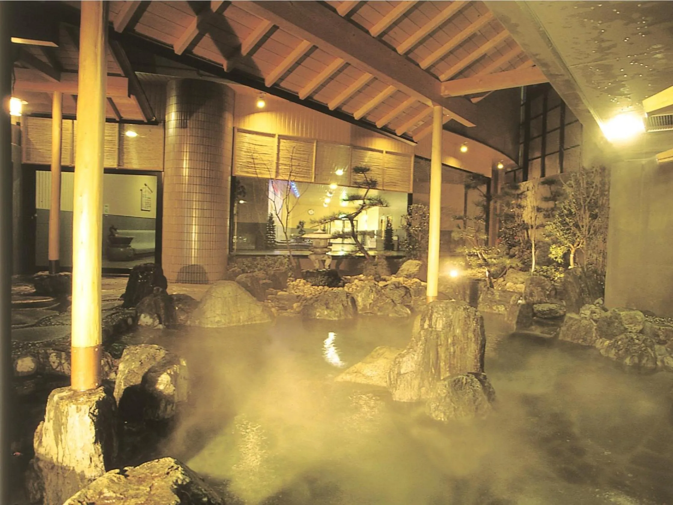 Hot Spring Bath in Kotohira Onsen Kotosankaku
