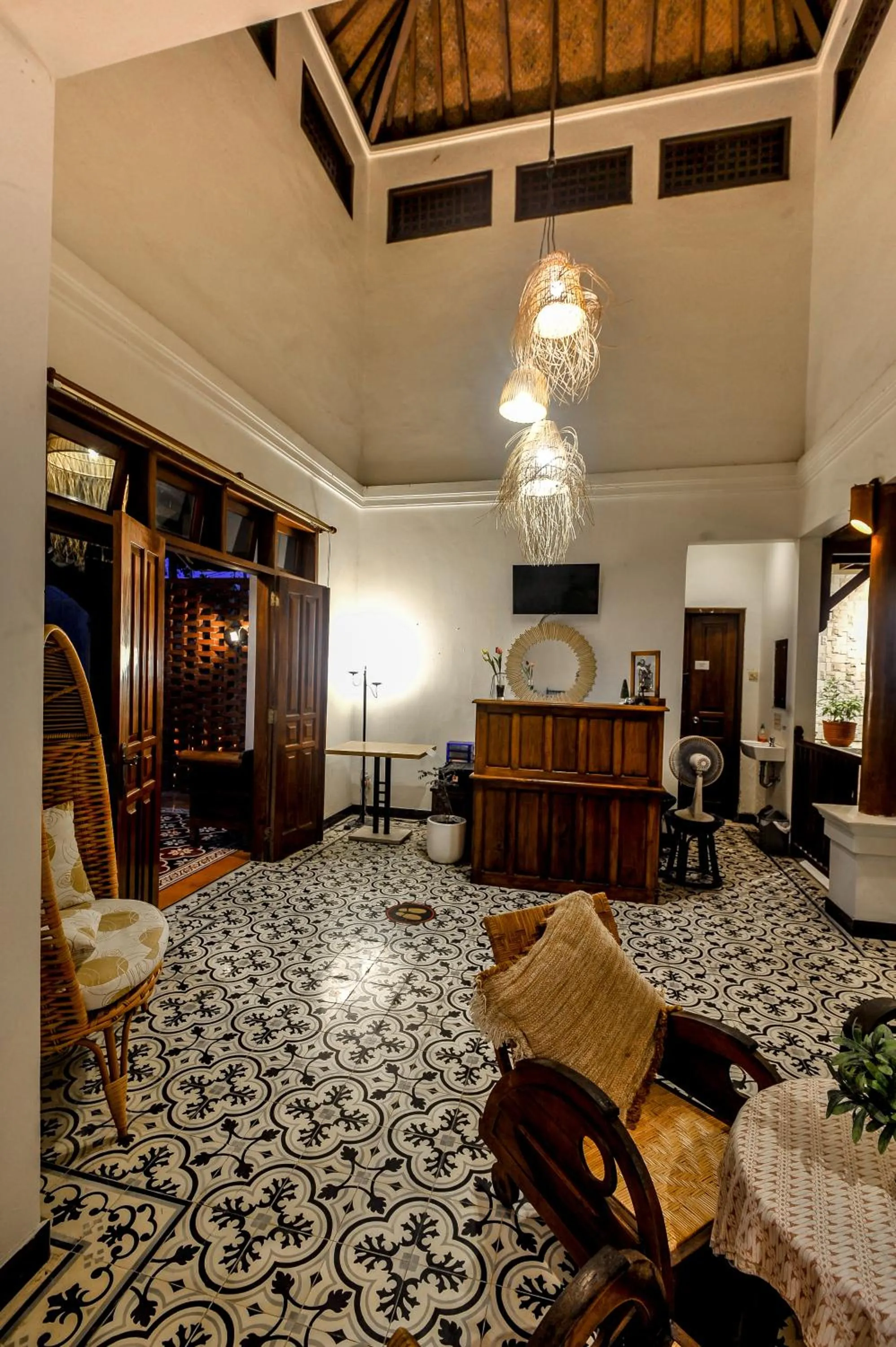 Lobby or reception in Rumah Mertua Heritage