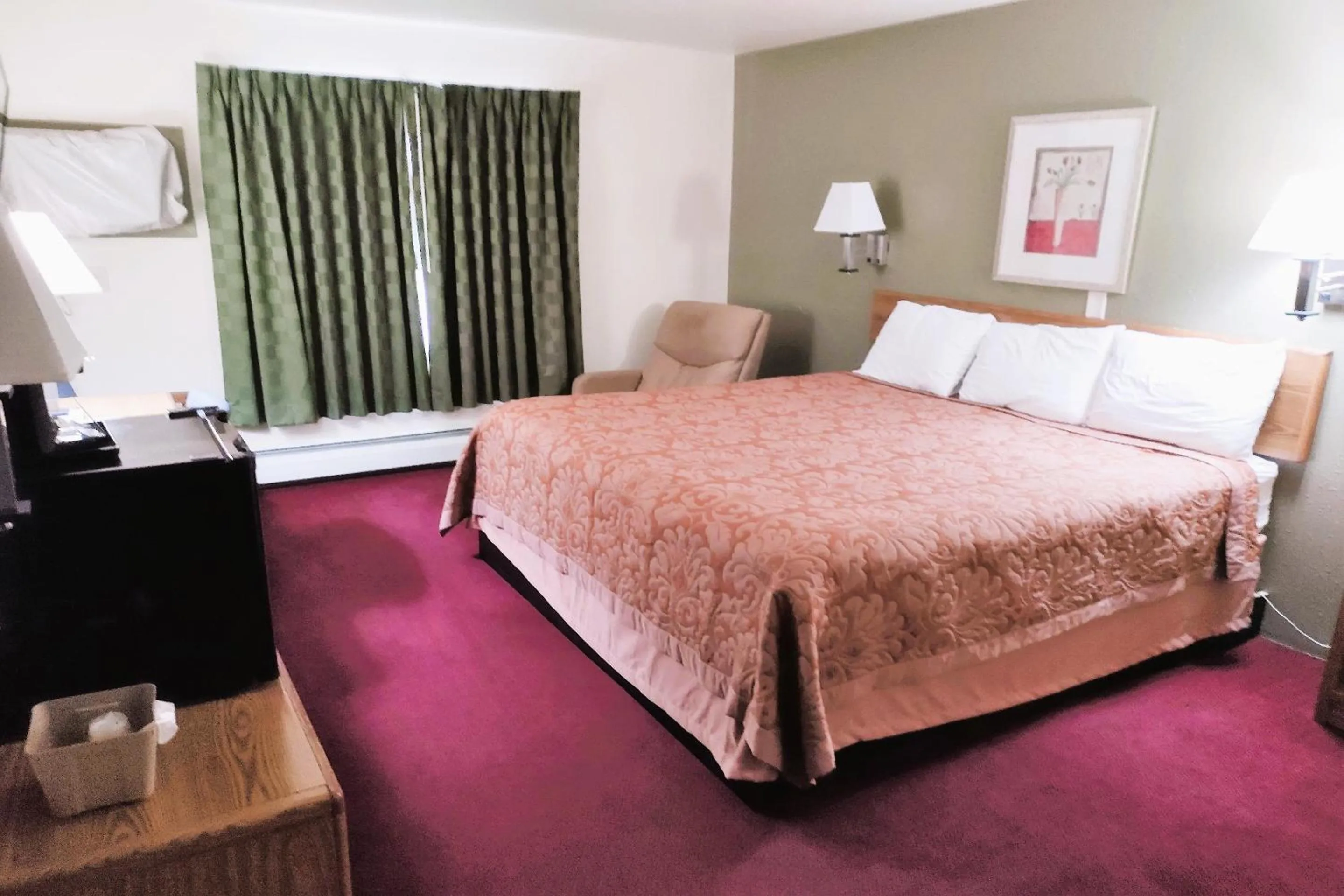 Bedroom, Bed in Love Hotels Staples by OYO at HWY 10 MN