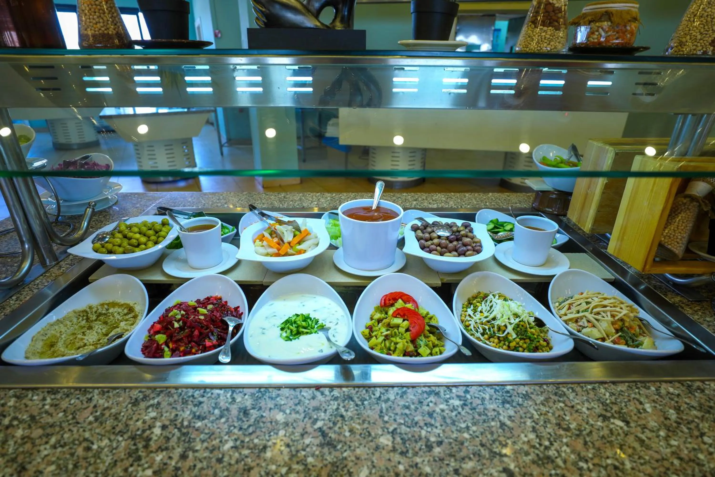 Buffet breakfast in Blend Club Aqua Resort