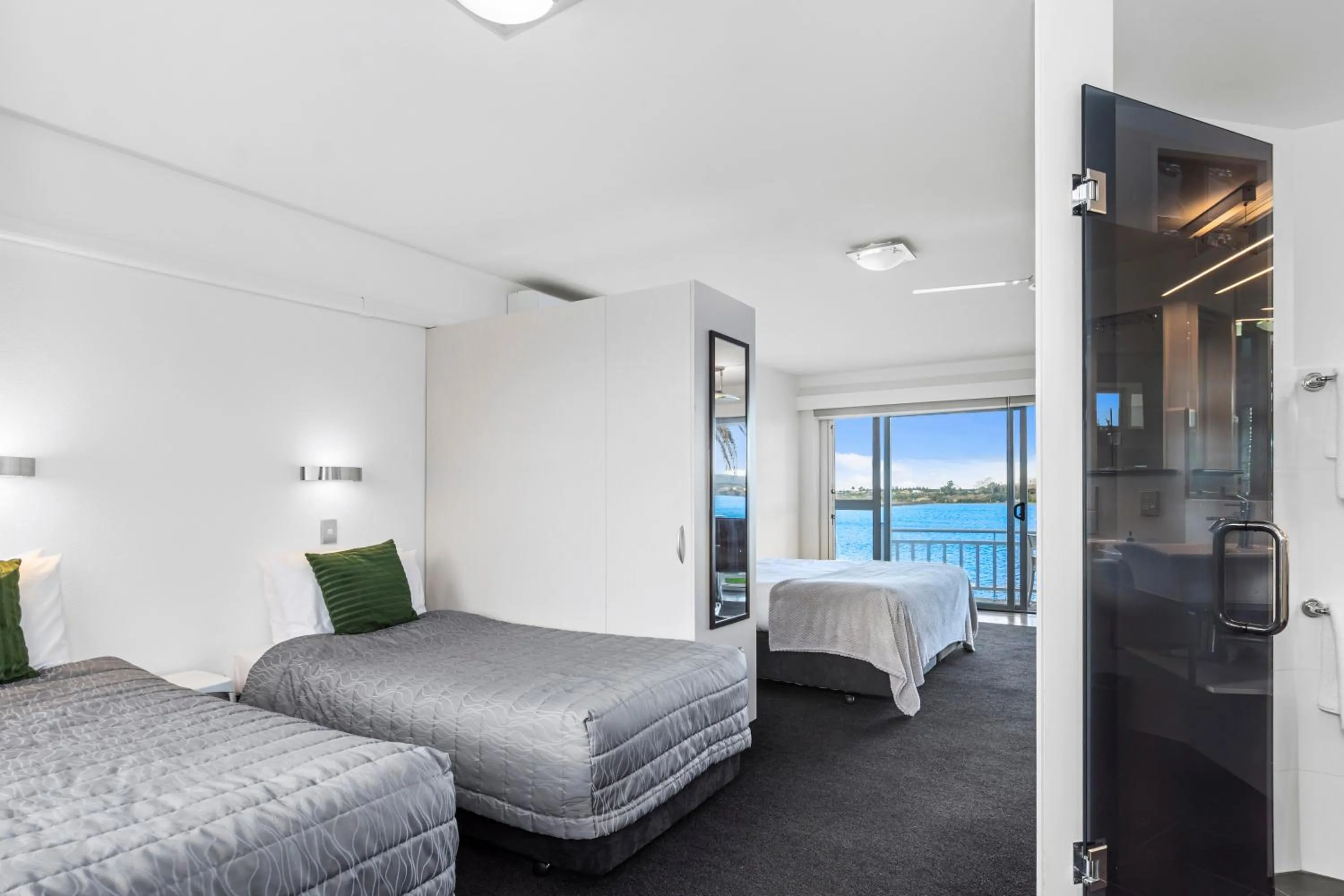 Bed in The Tauranga on the Waterfront