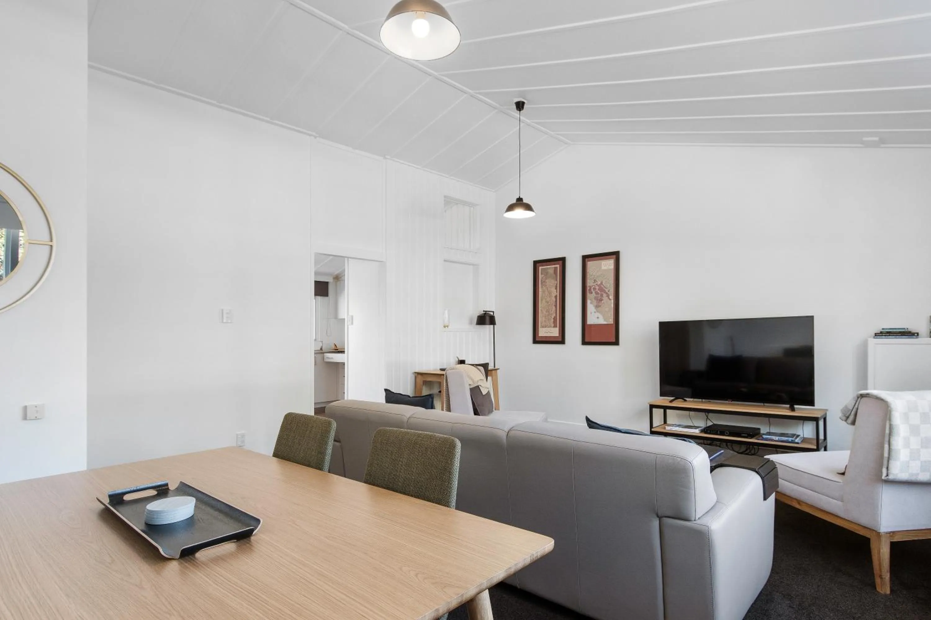 Living room in The Tauranga on the Waterfront