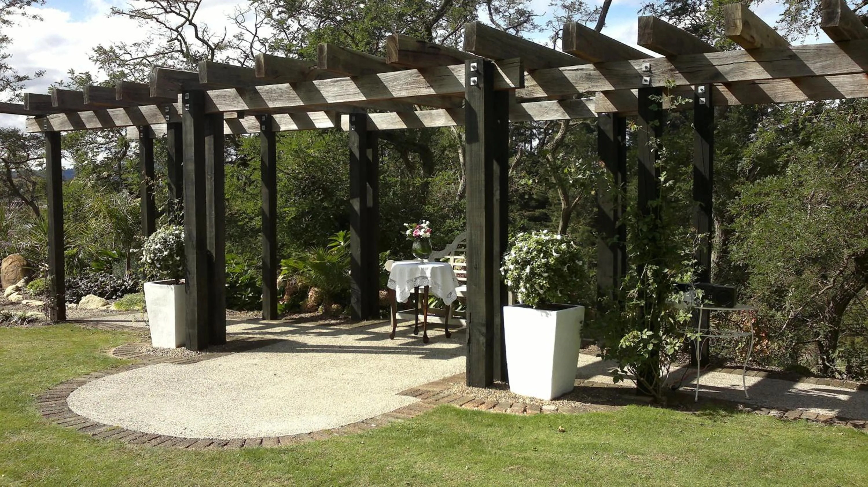 Patio in Cambridge Coach House