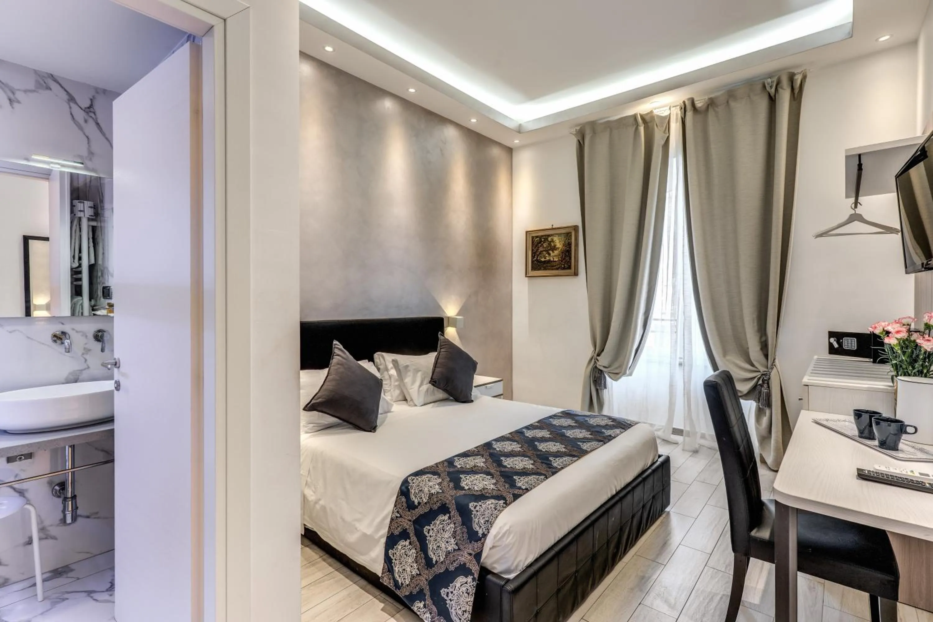 Bed in Hotel Millerose