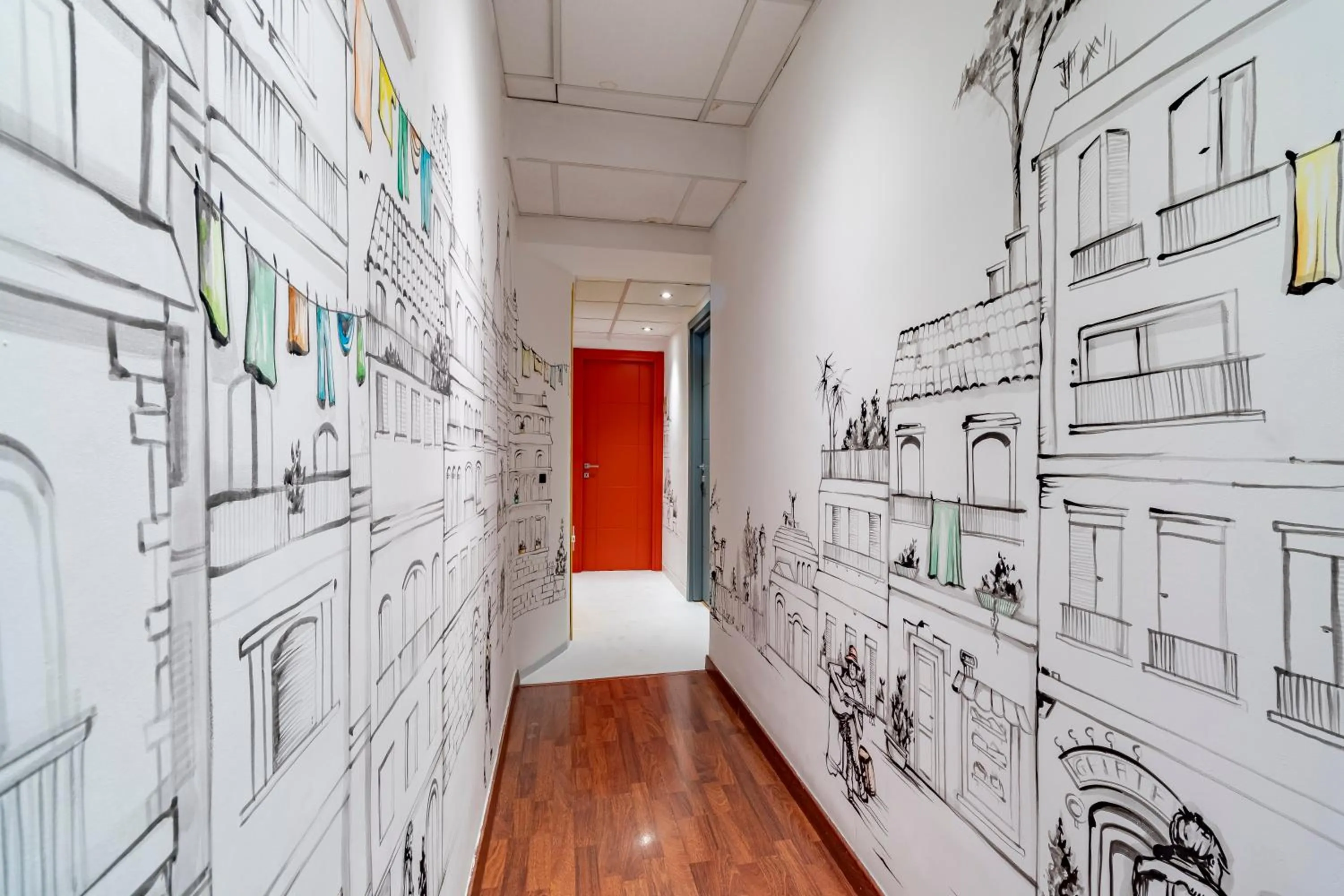 Decorative detail in DAB Guest House