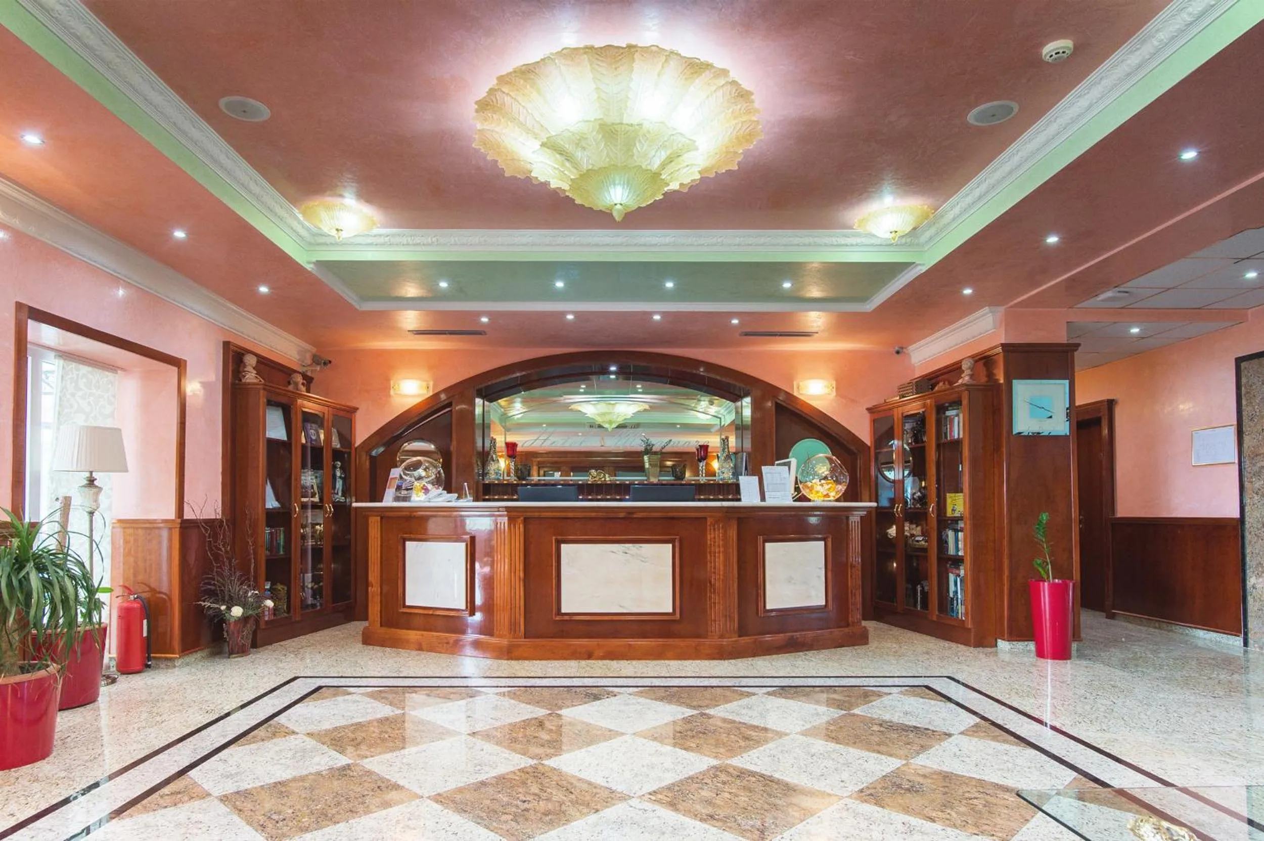 Lobby or reception in Hotel Miramare